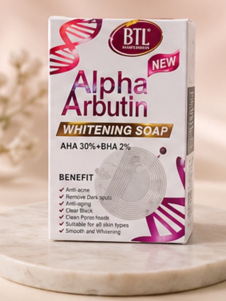 BTL Alpha Arbutin Whitening Soap (AHA 30% + BHA 2%)