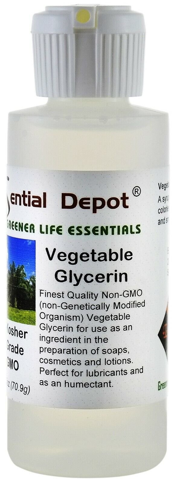 Glycerin Vegetable – Sustainable Palm Based – KOSHER USP – 2.5 oz
