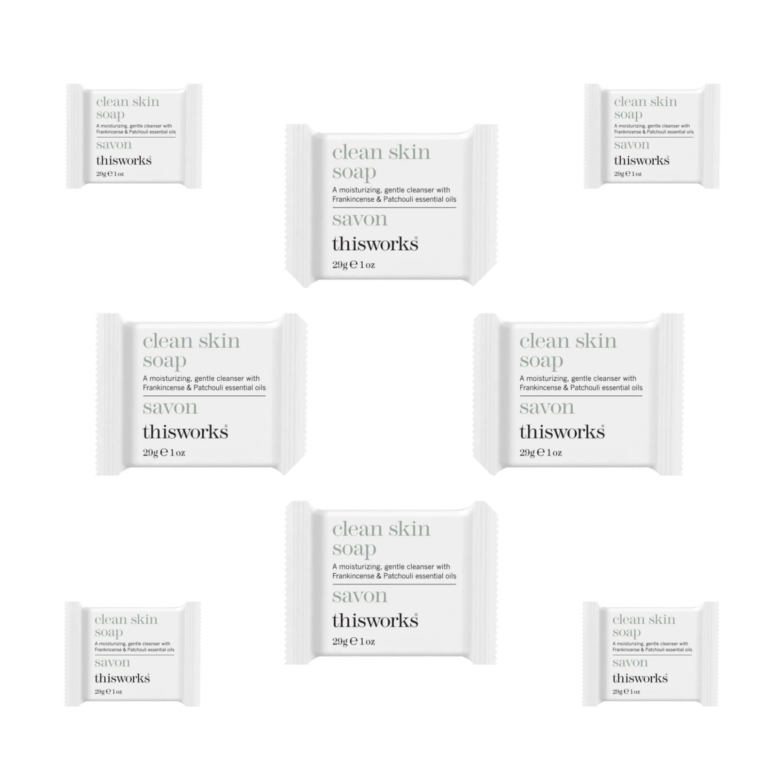 Marriott ThisWorks Clean Skin Soap 1oz Set of 8 New
