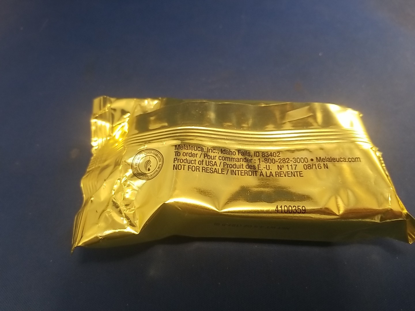 Melaleuca The Gold Bar Full Size Bar Soap – 4.5oz (127.5g) – New & Sealed