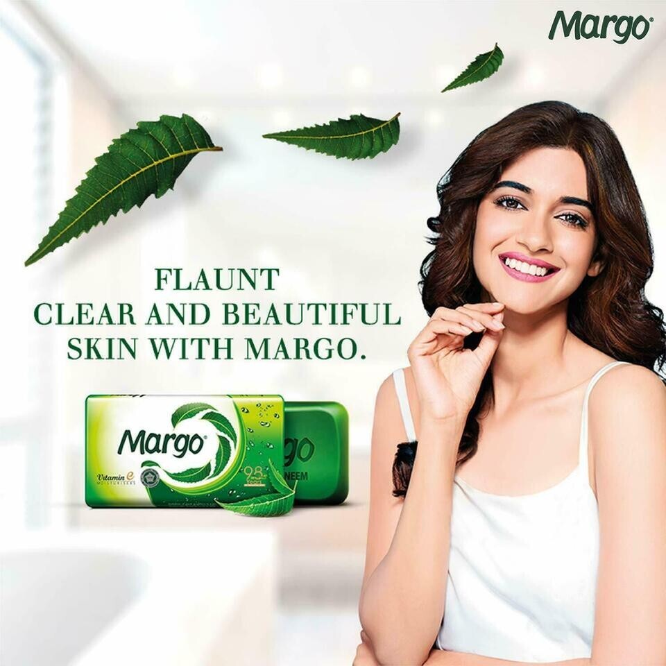 Margo Original Neem Soap With Goodness of Neem Leaves Infused Vitamin E- Pack 8