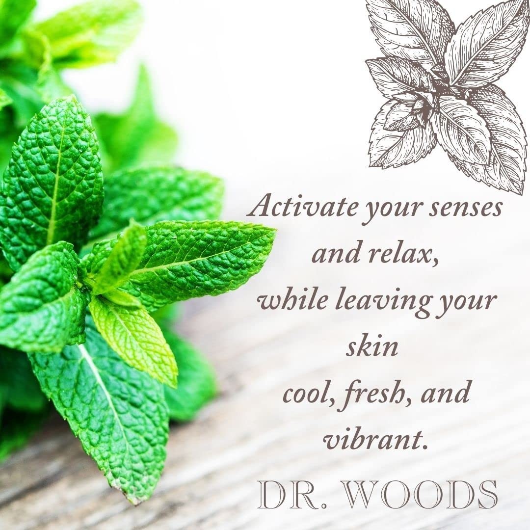 Dr. Woods Peppermint Castile Soap 32 oz All Natural Liquid Body Wash Pack of 6