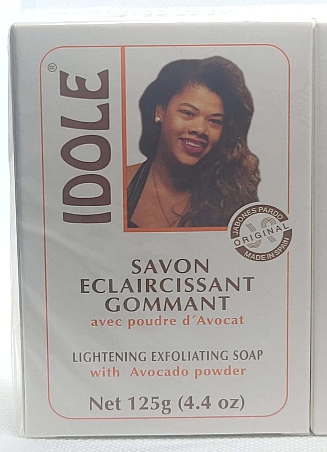 Idole Exfoliating Soap with Avocado Seed Powder, 3-Pack, Net 125G (4.4 Oz)