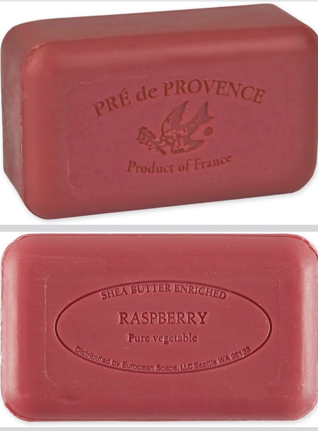 Pre de Provence Raspberry Shea Butter Enriched Soap 8pack 250gram