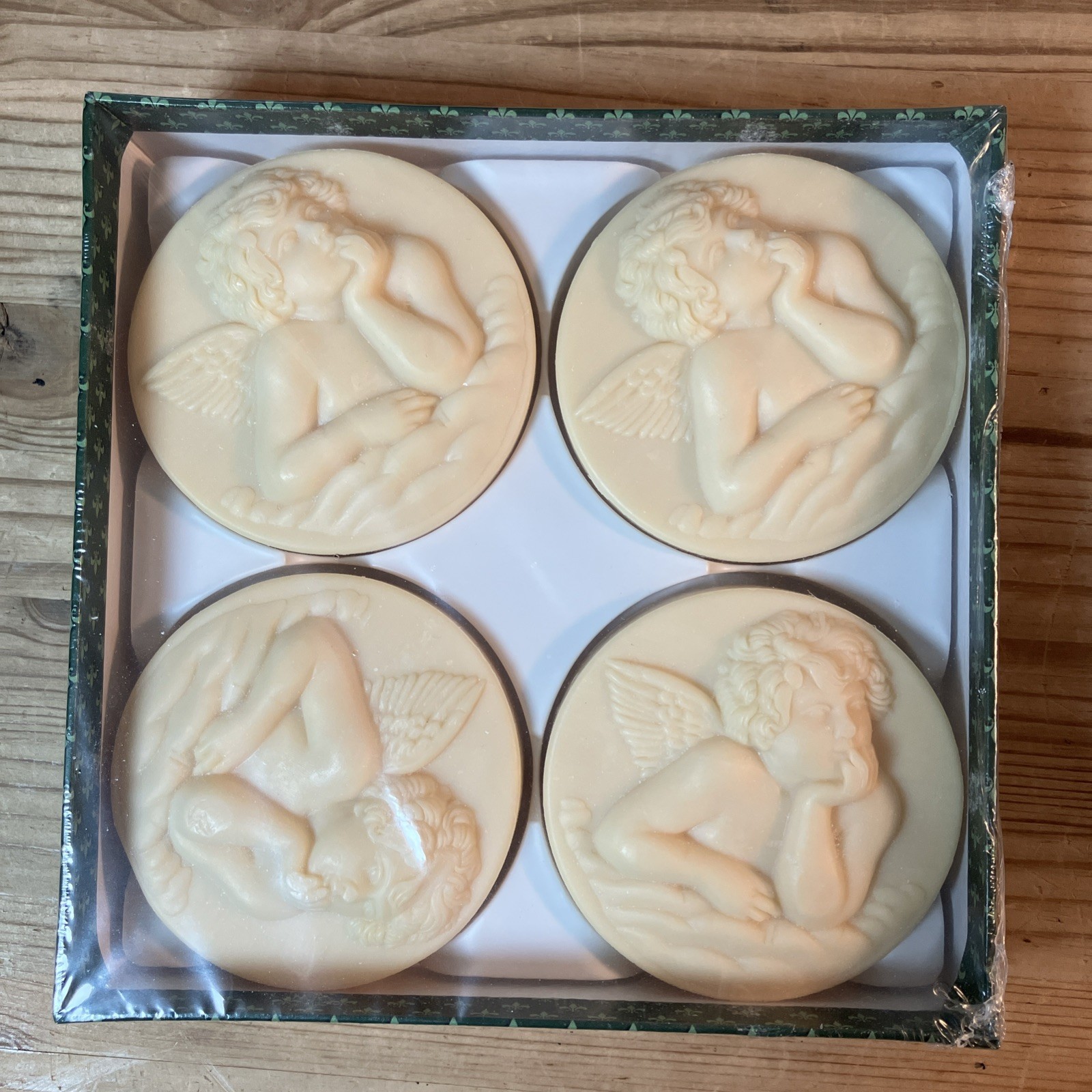 Saponificio Artigianale Fiorentino Angel Cherub Soaps Italy Handmade New in Box