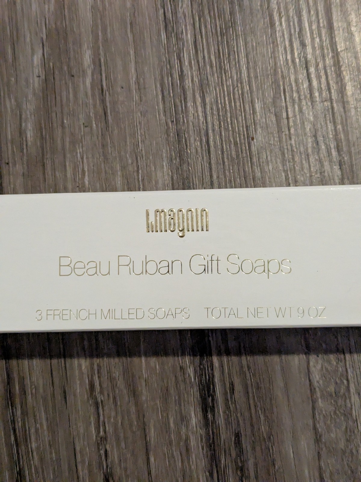 VTG French Milled Ribbon Soaps I.magnin Beau Ruban Gift Soaps 9oz Box New