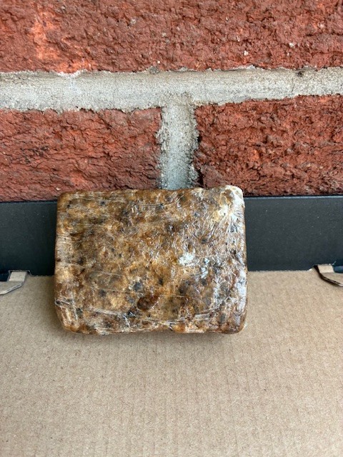 NATURAL AFRICAN BLACK SOAP Made in GHANA, unrefined, Free Shipping