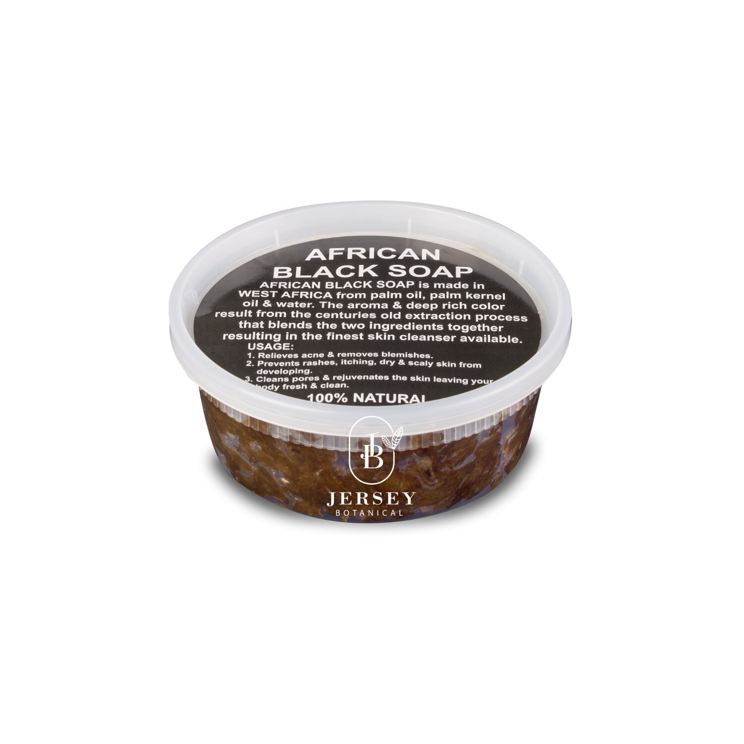 Raw African Black Soap Paste 100% Natural Organic Acne & Blemish Treatments