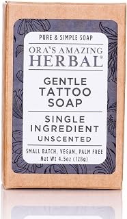 Oras Amazing Herbal Unscented Tattoo Soap 8 oz – Gentle Care for Tattoos
