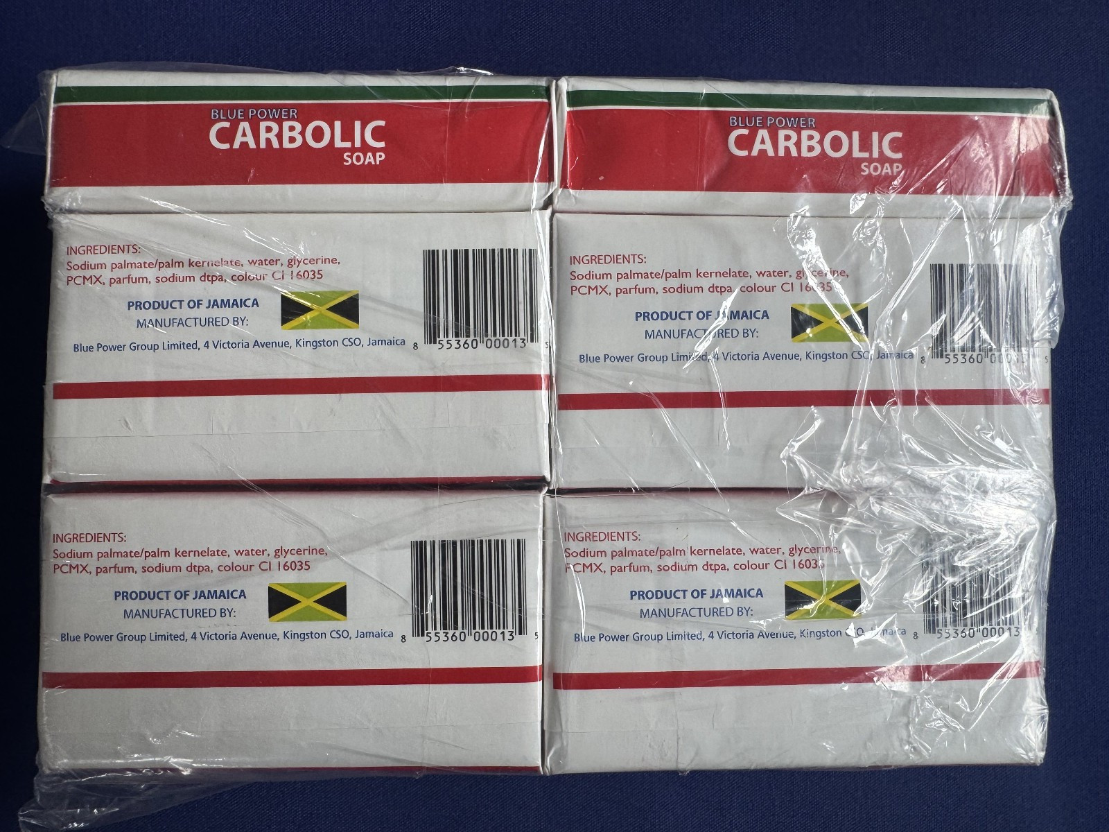 Jamaican Blue Power Carbolic Soap 125g • Pack of 10