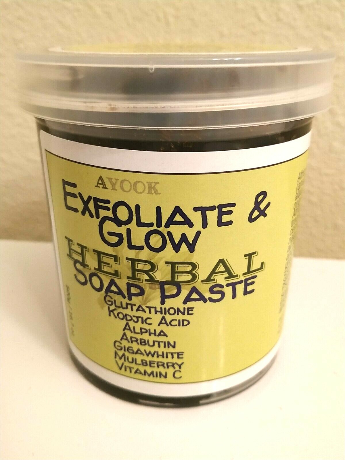 Lightening Black Soap Paste. Exfoliate and Glow 500g