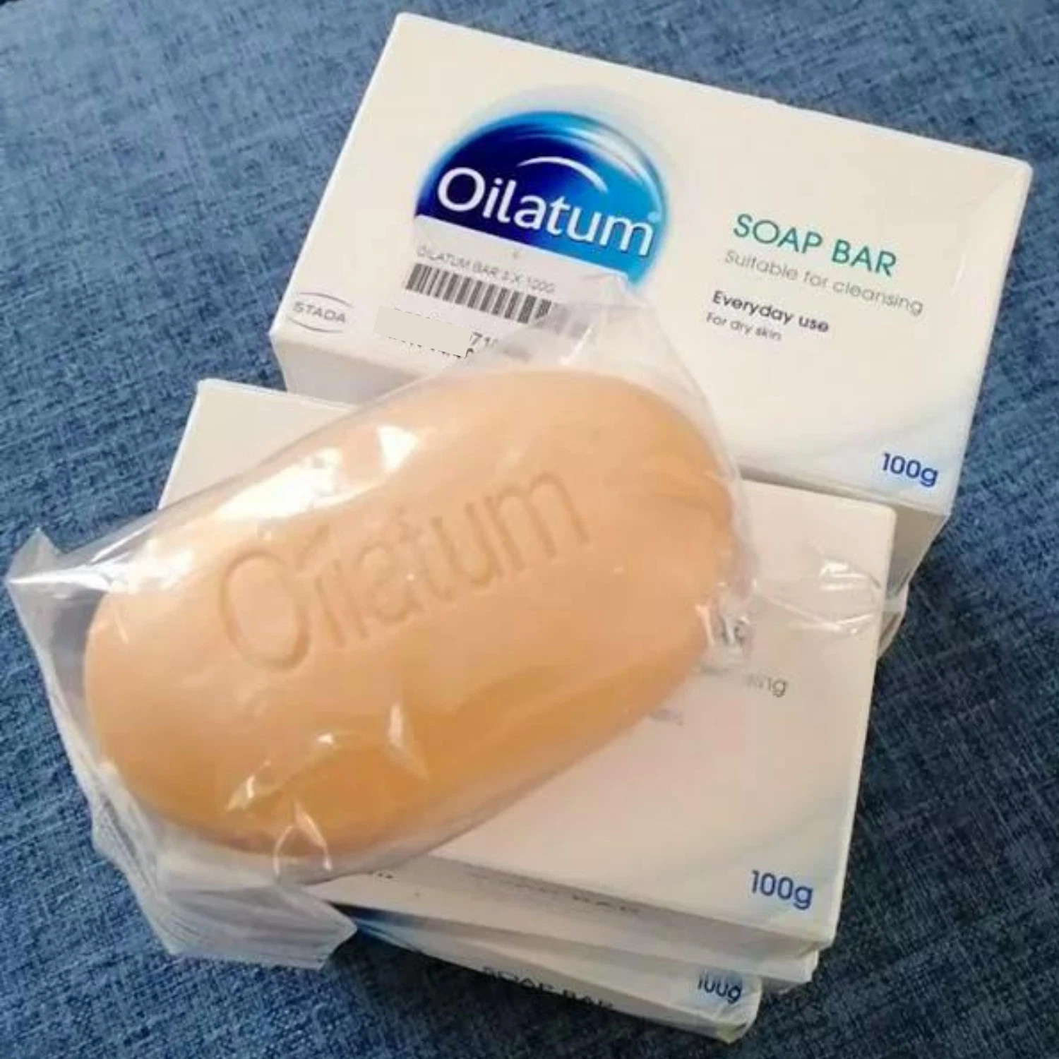 3 boxes Oilatum Soap Bar 100g for Dry Skin Gently Cleanses Moisturises Protects