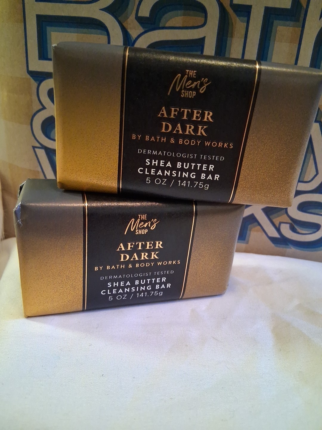 Bath & Body Works “After Dark” Shea Butter Bar Soap 5 oz – 2Pk #29