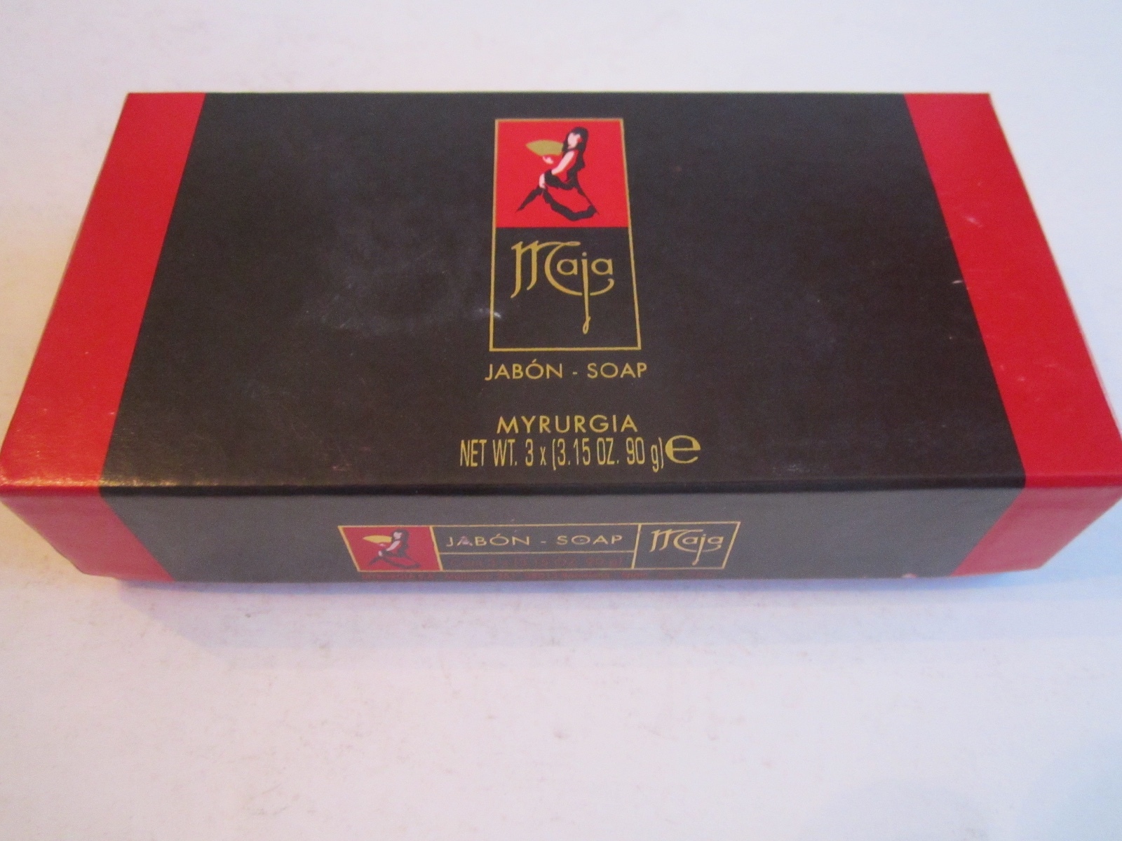 BOX OF JABON SOAP – MYRURGIA – IN THE ORIGINAL BOX – BRAND NEW – TUB MMMM