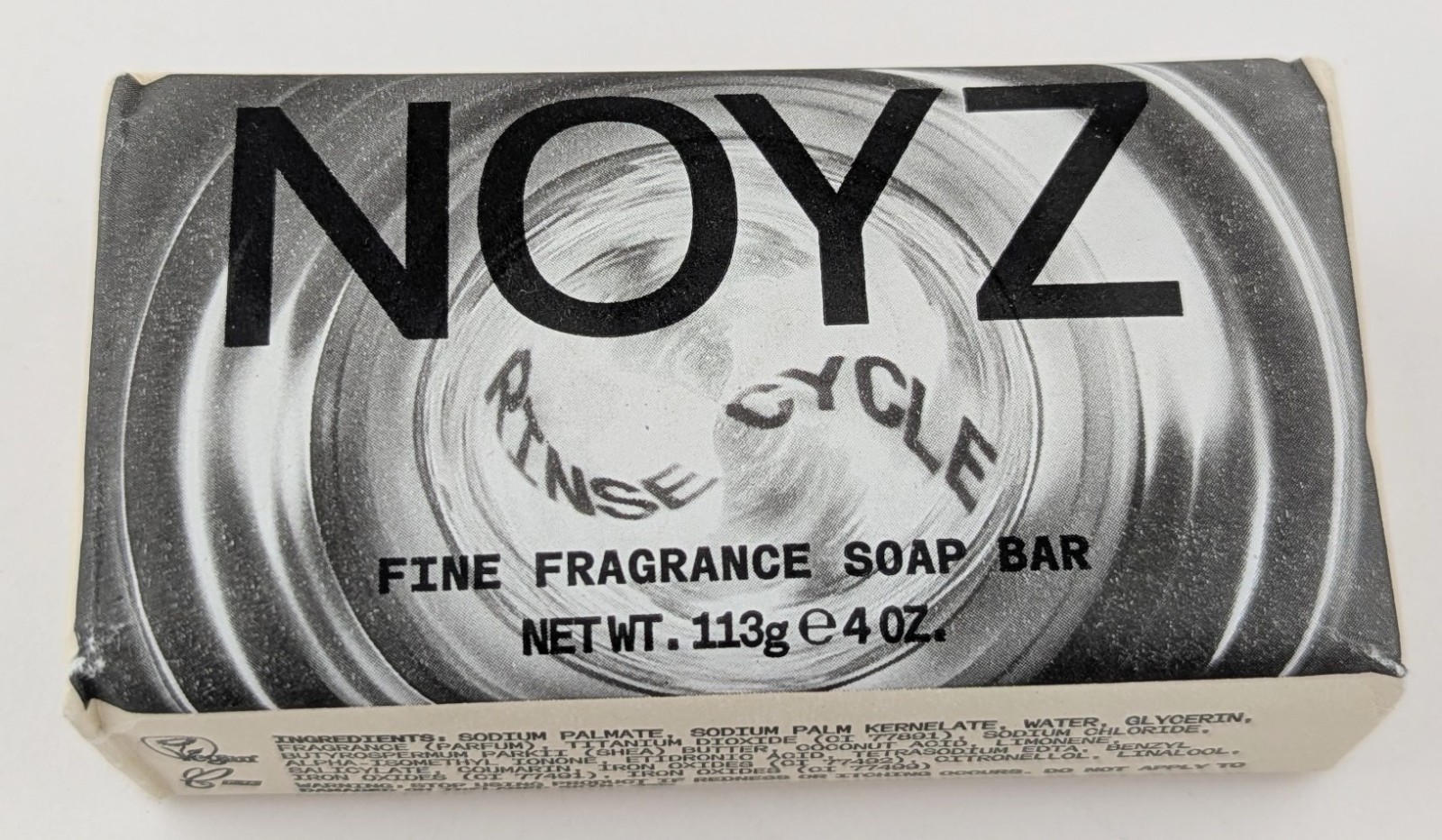Noyz Rinse Cycle Fine Fragrance Soap Bar 4oz./113g