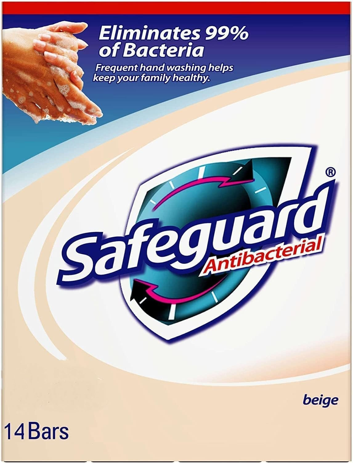 14 Bars 4 Ounce (113 Gram) Each Beige Washes Away Bacteria Antibacterial Soap…