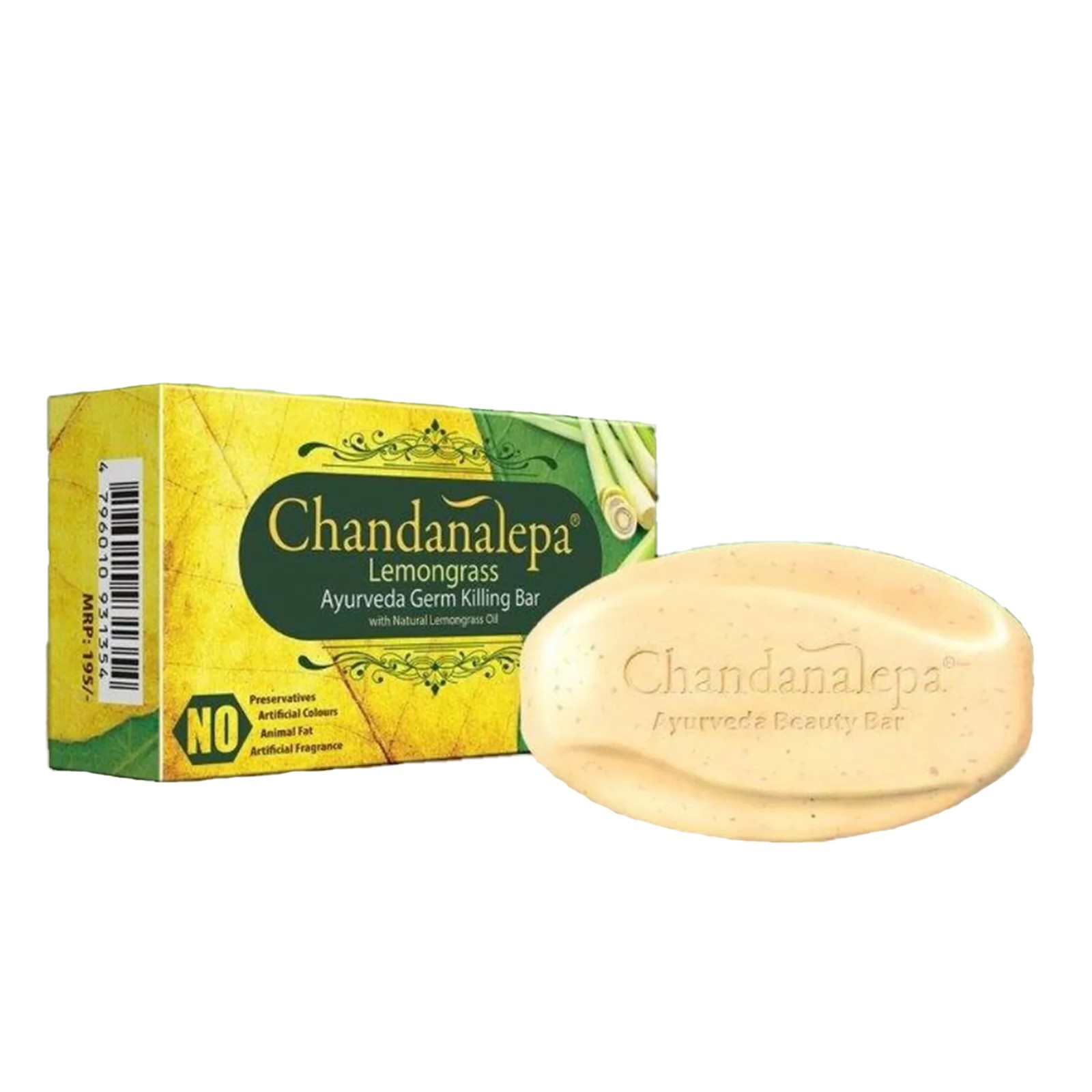 Lemongrass Chandanalepa Ayurveda 100g Beauty Body Health Soap FREE SHIPPING
