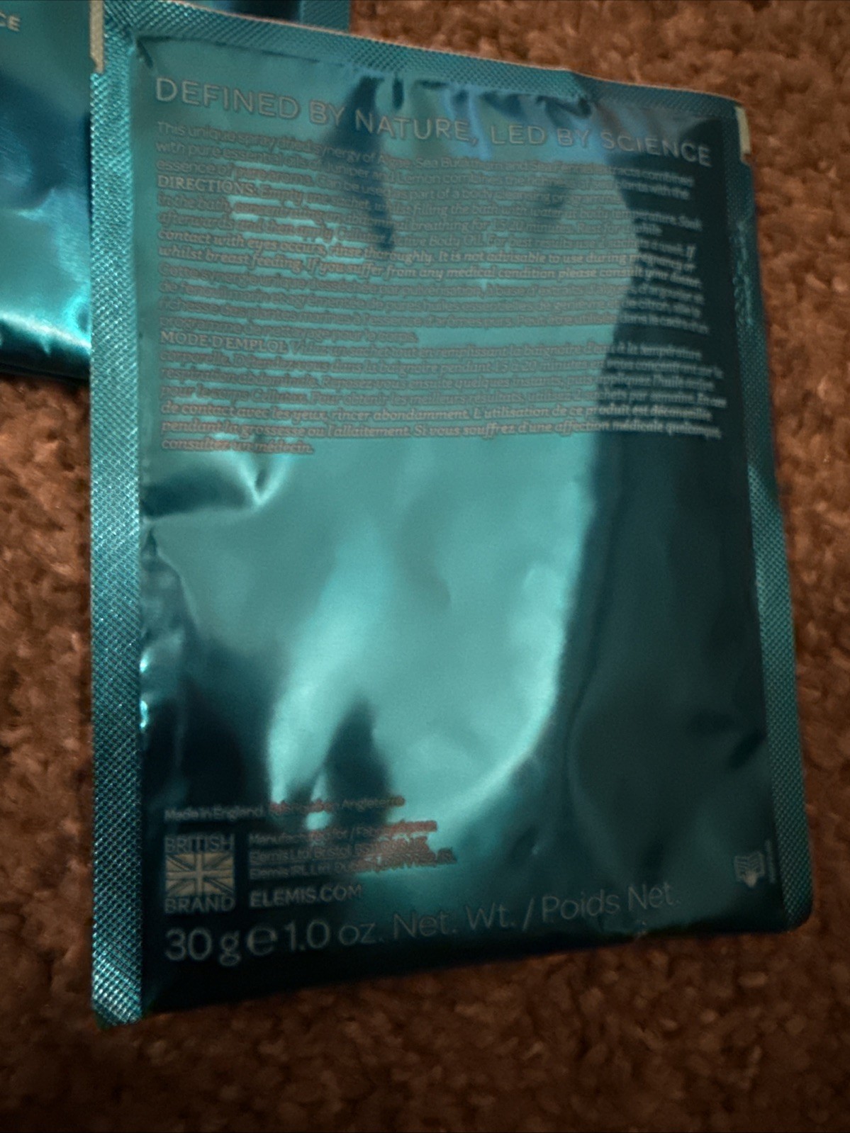 Lot Of 31 ~ Elemis Cellutox Herbal Bath Synergy 300g 10.6 fl oz Sachets GENUINE
