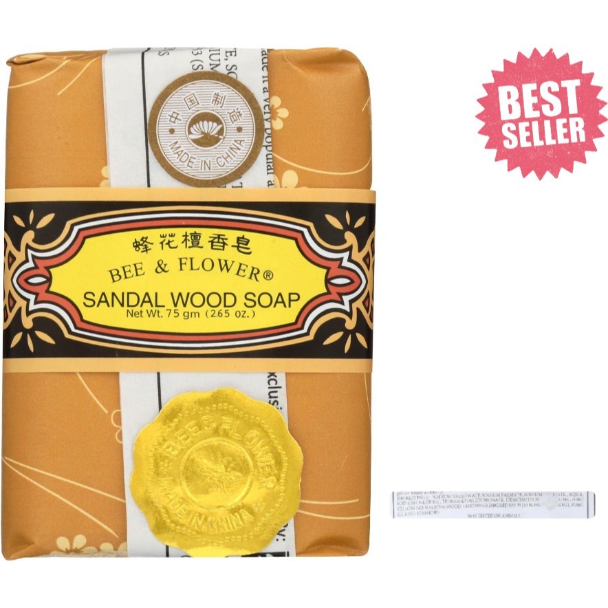Bee and Flower Soap Sandalwood – 2.65 oz – Case of 12