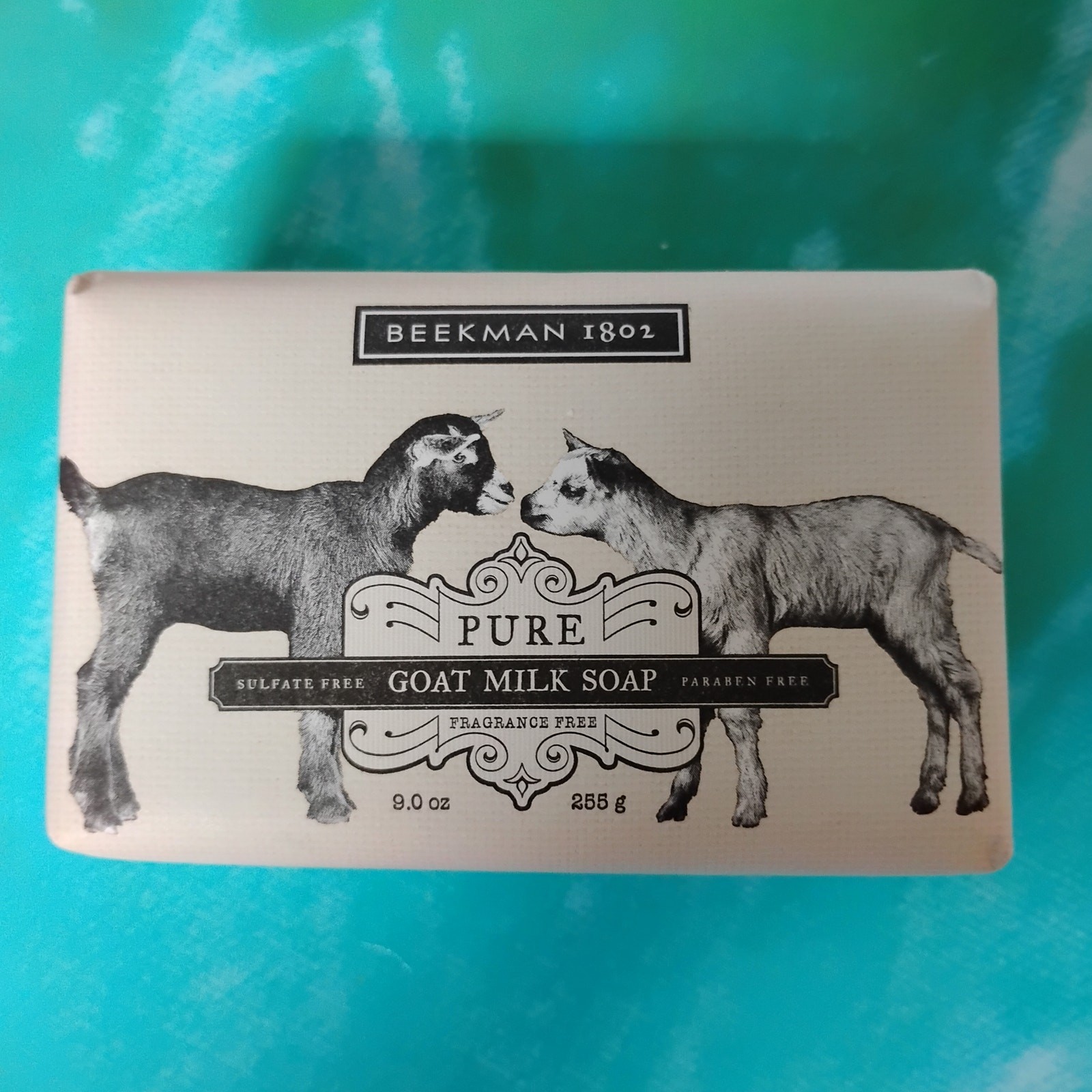 Beekman 1802 Pure Goat Milk Bar Soap 9 Oz Fragrance Free Sulfate Paraben Free,