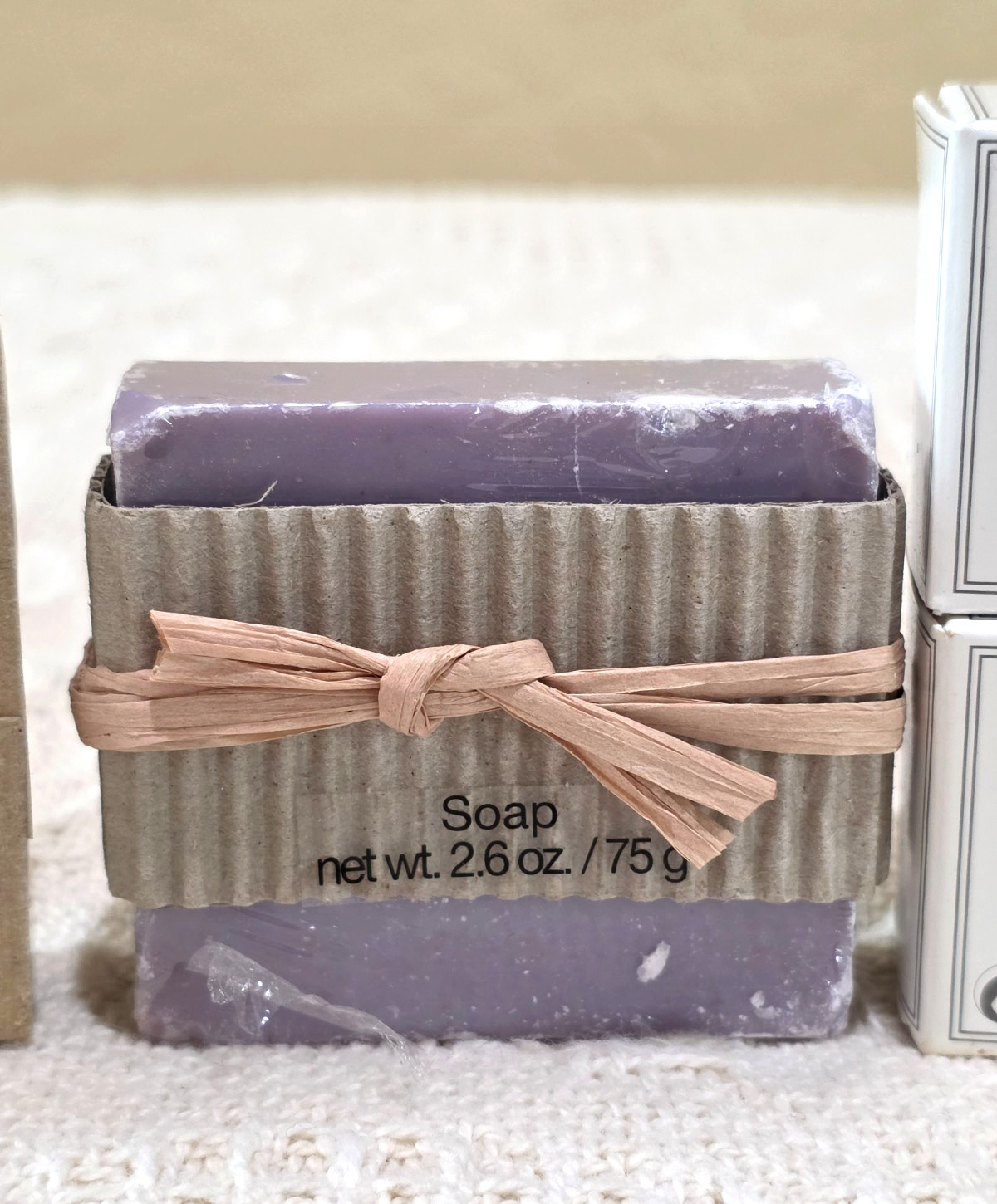 Gilchrist & Soames Savon Facial Soap x 2, Natura Sandalwood Organic, Purple Soap