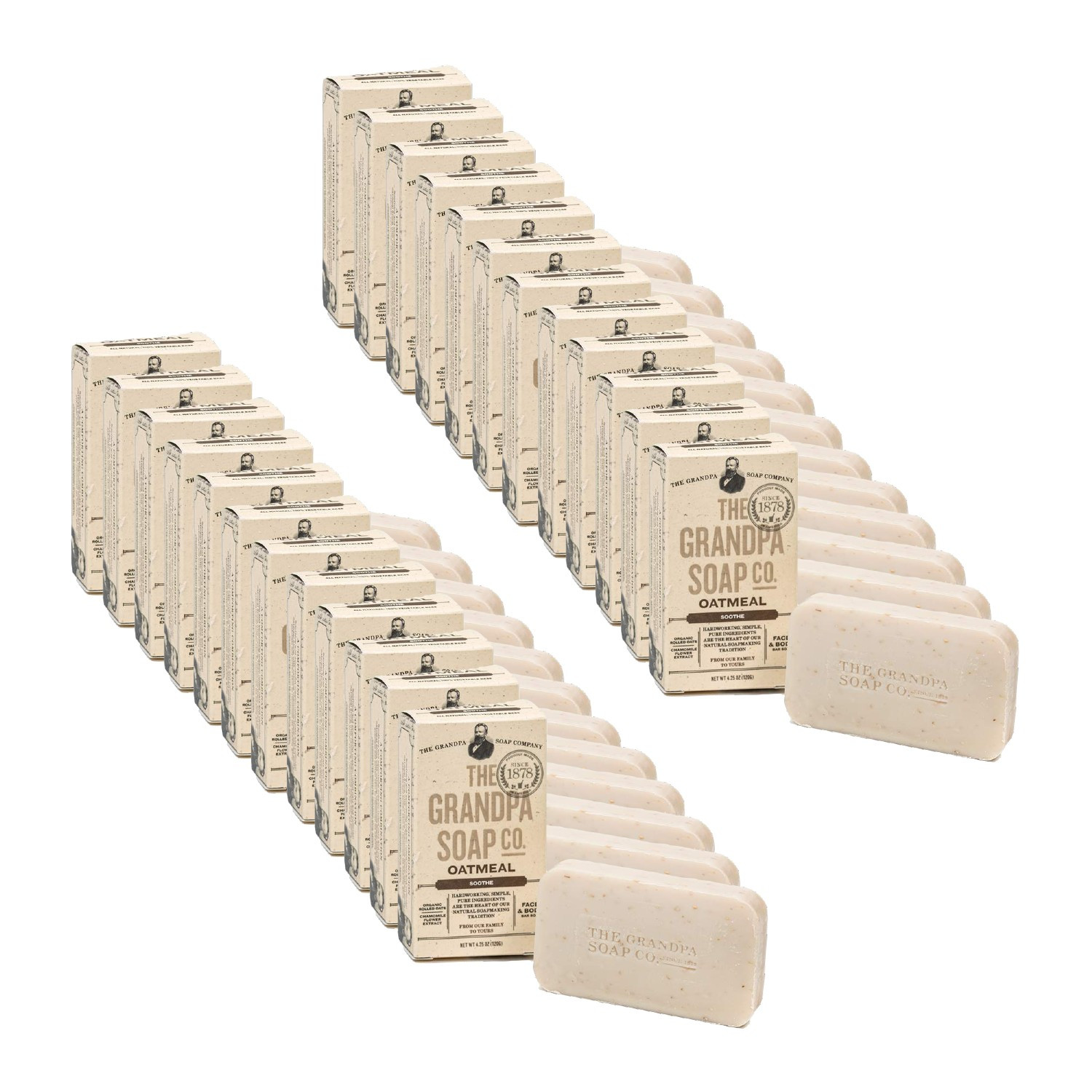 Grandpa’s Oatmeal Soap (Case of 24 Bars)