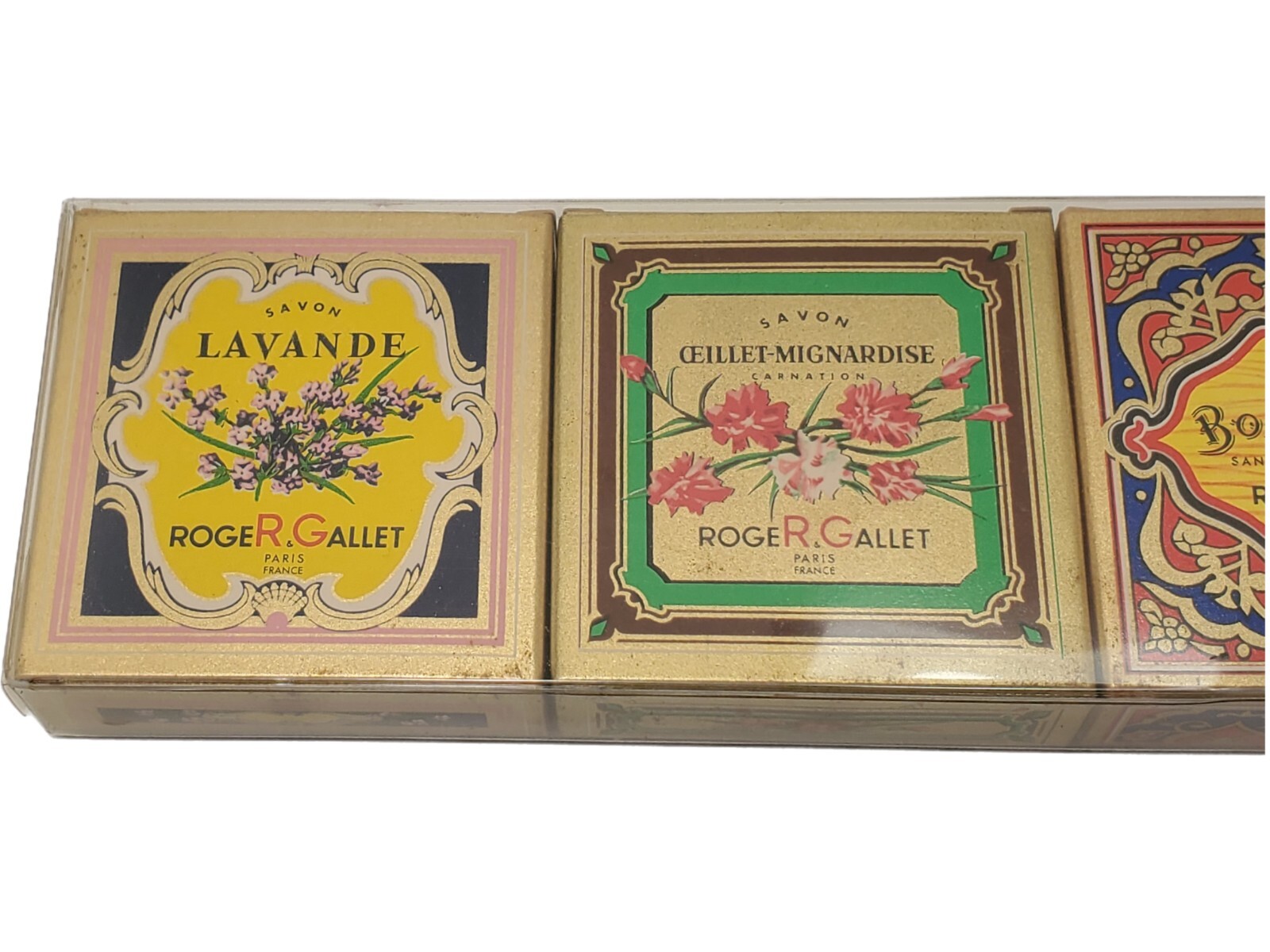 (8) Vtg ROGER & GALLET Guest Soaps Pack 0.9oz Each Luxury Paris New Old Stock