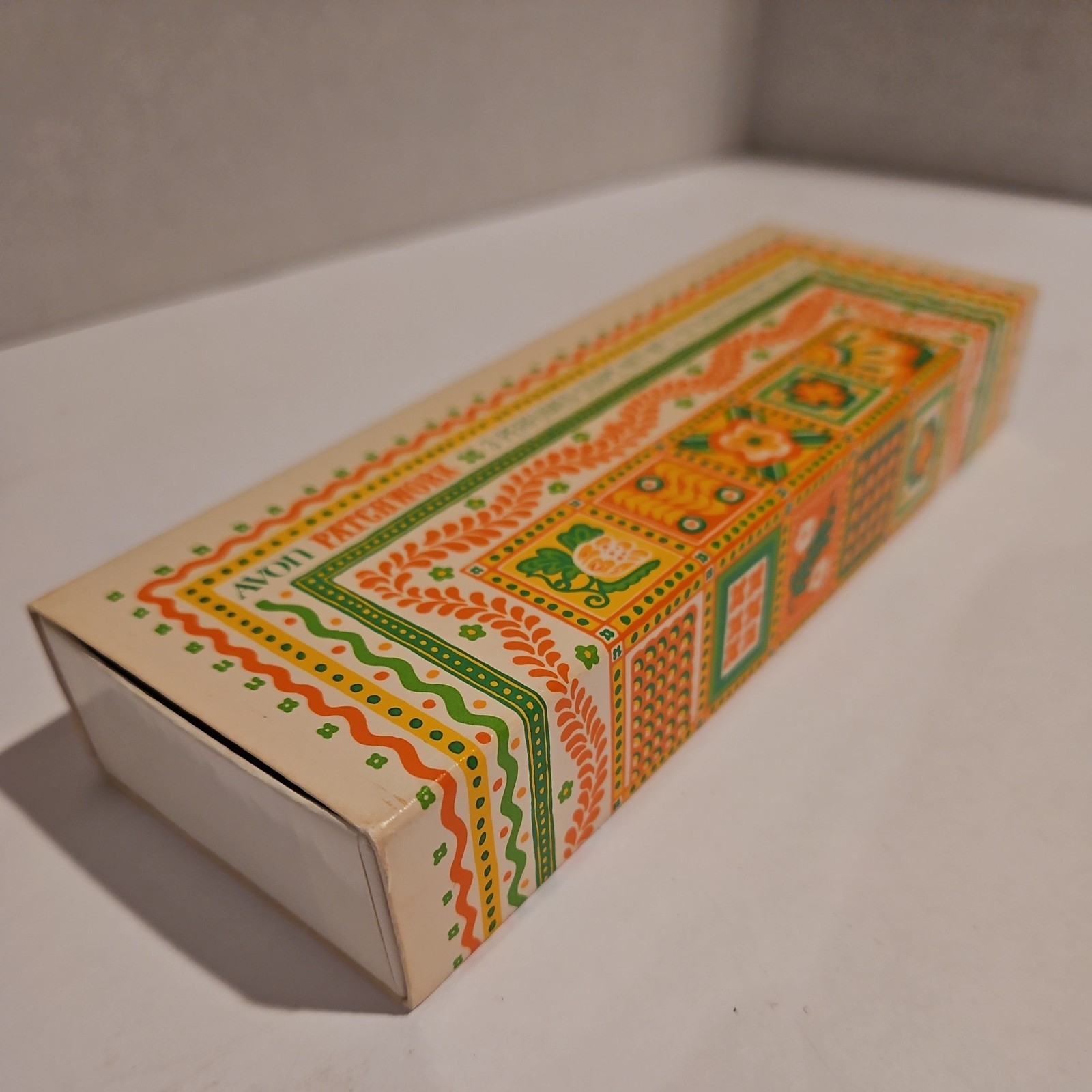 3 Avon PATCHWORK Perfumed Soaps ORANGE YELLOW GREEN Vintage 2 Soaps New