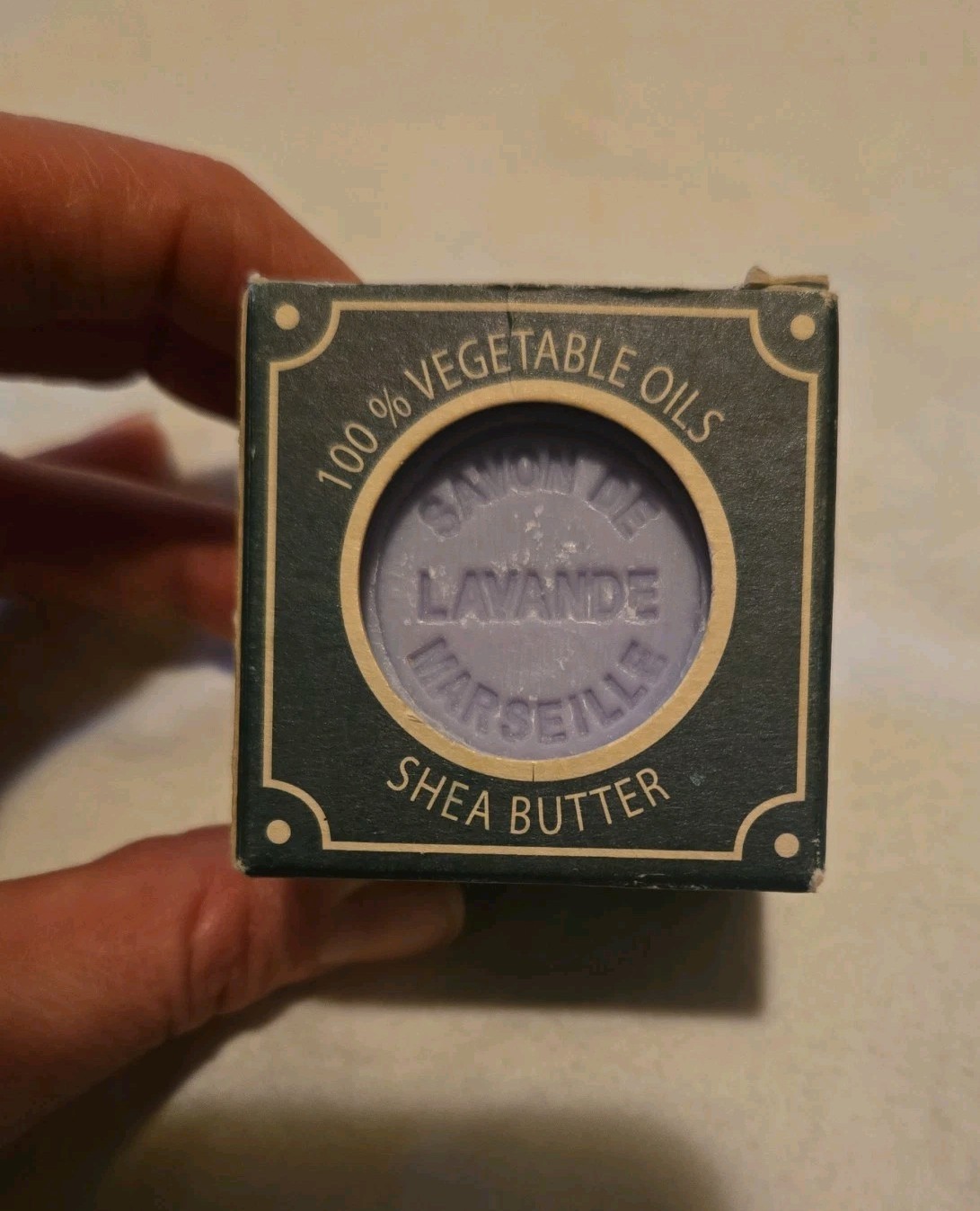 Savon de Marseille 72% D’Huile Lavender Soap Made In France 100g