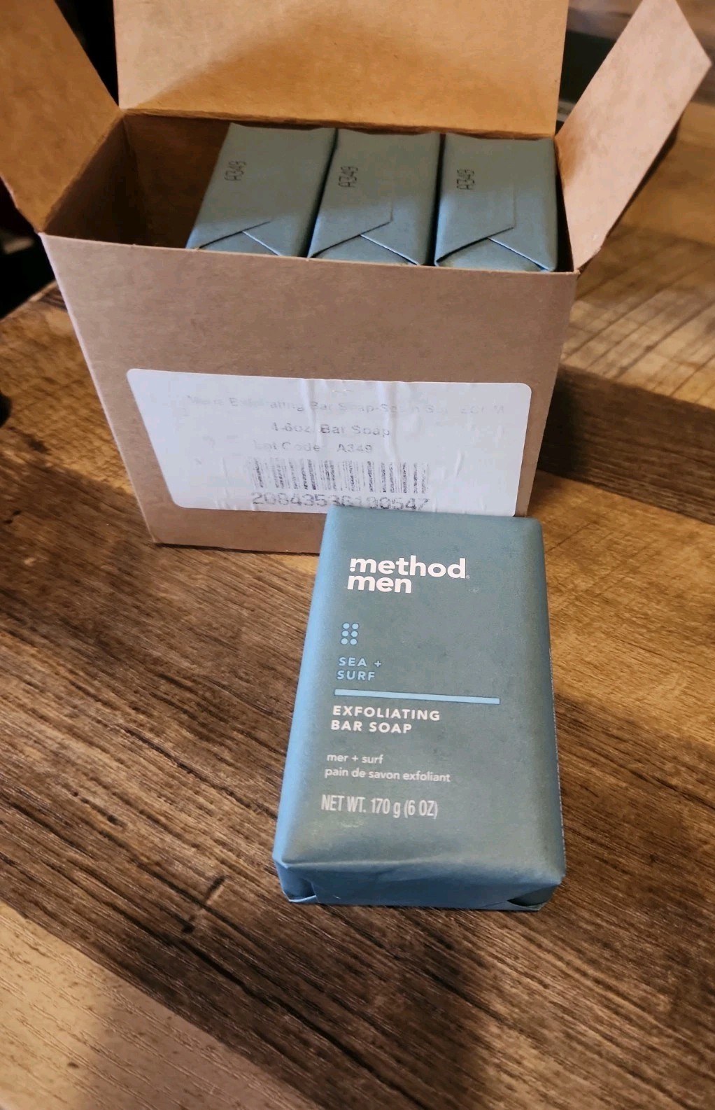 Method Mens Sea & Surf EXFOLIATING BAR SOAP PLANT BASED DISCONTINUED Lot Of 4