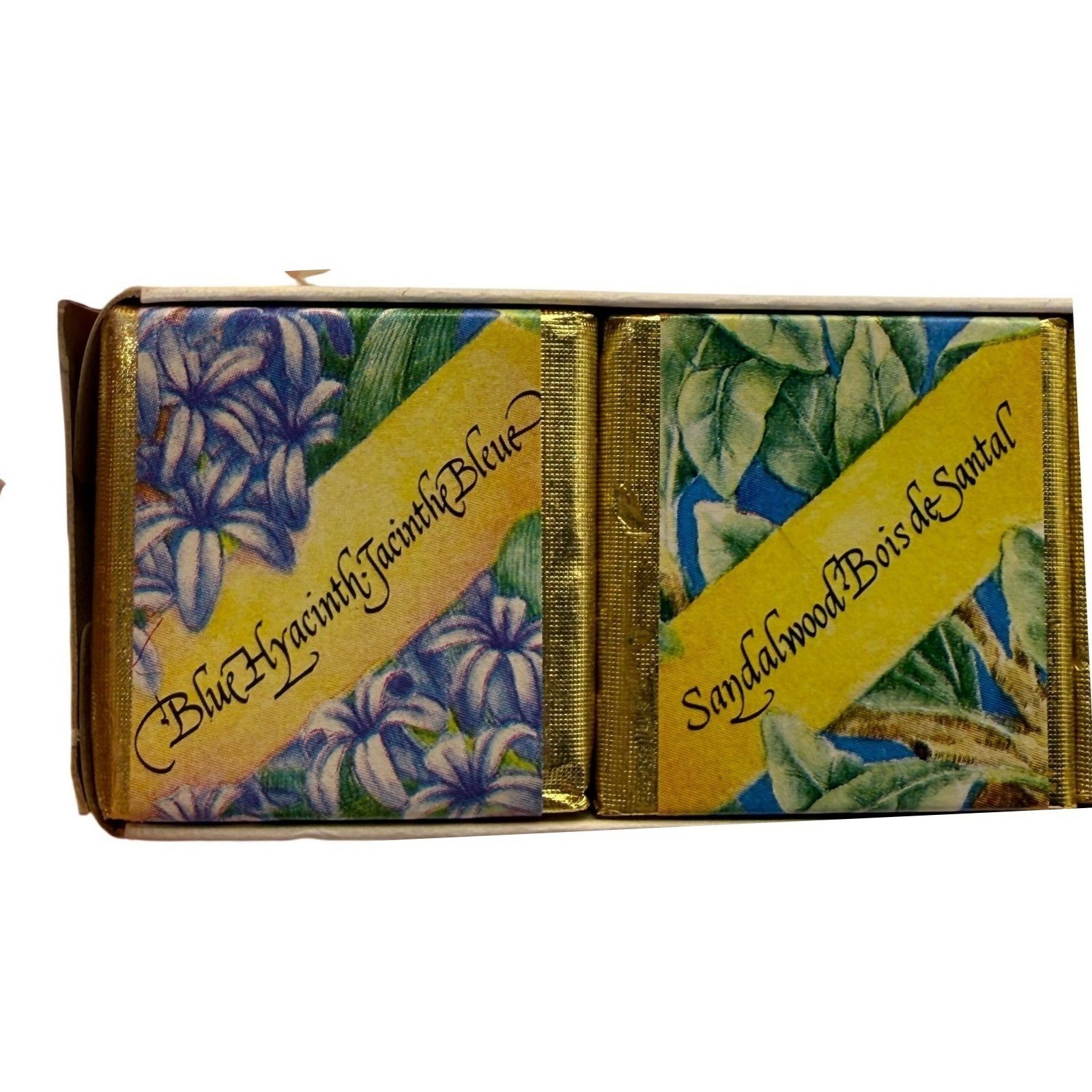 Vintage Caswell Massey Soap Set 6 Bar Bath Cubes Assorted Fragrance Luxury Gift
