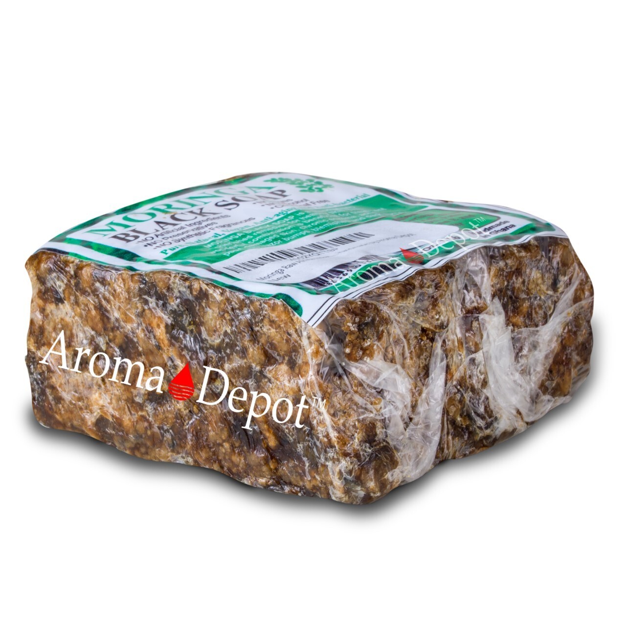 MORINGA Black Soap 1 lb. Vegan Organic Unrefined 100% Natural Anti Acne/Fungus