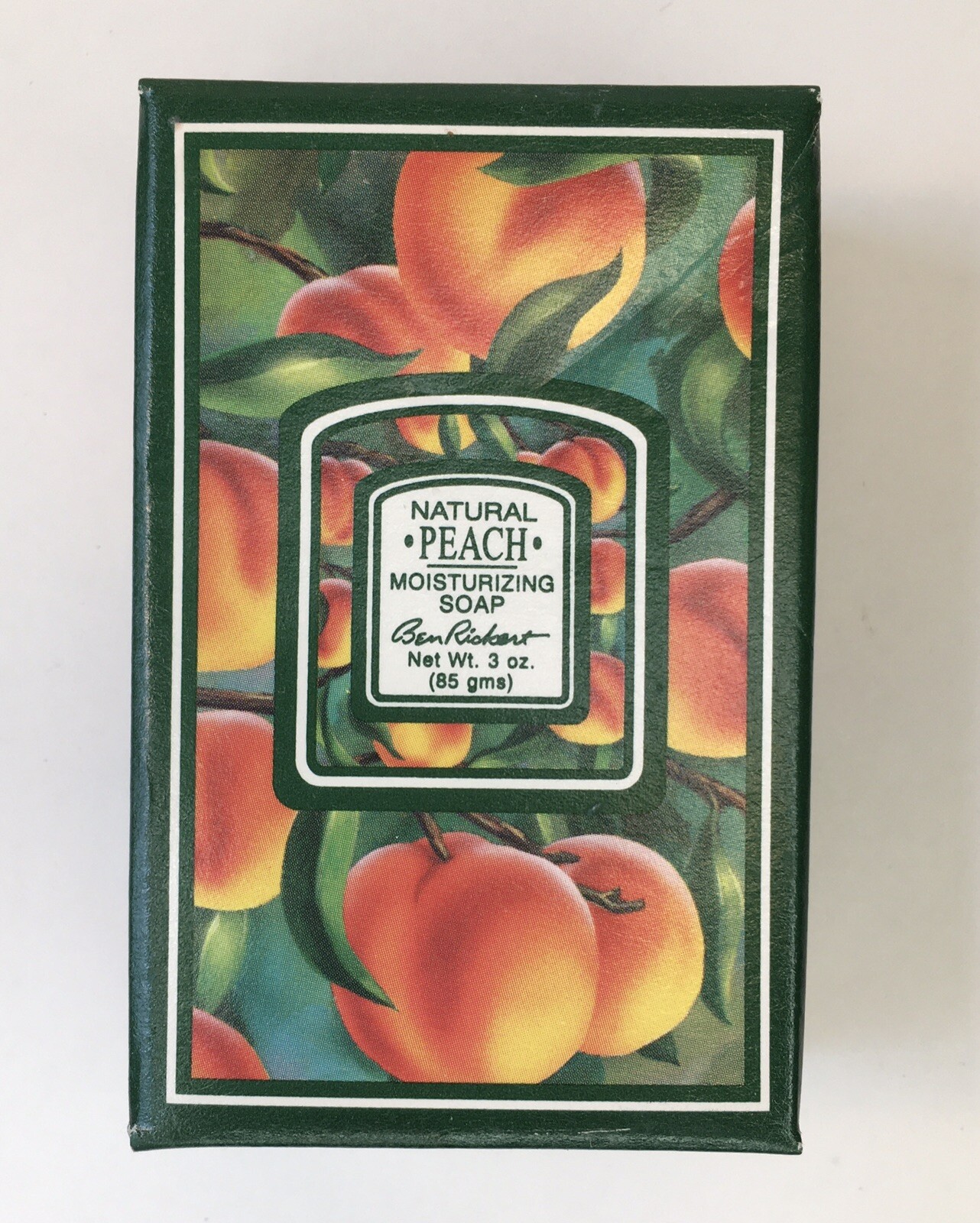 Ben Rickert NATURAL PEACH Moisturizing Bar Soap 3 oz New Old-stock Vintage