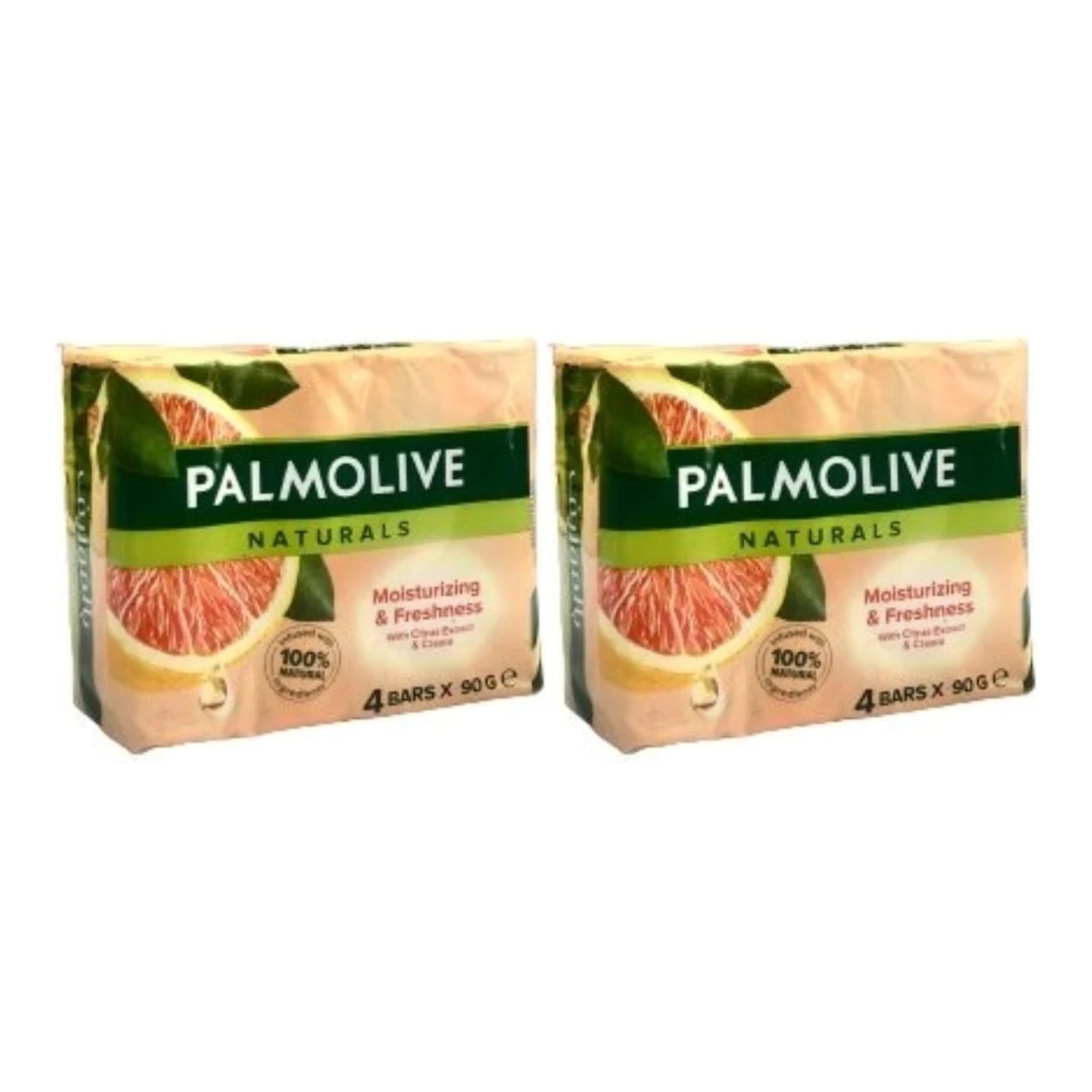 Palmolive Moisturizing Freshness Citrus Cream, 8 Bars x 90g Each