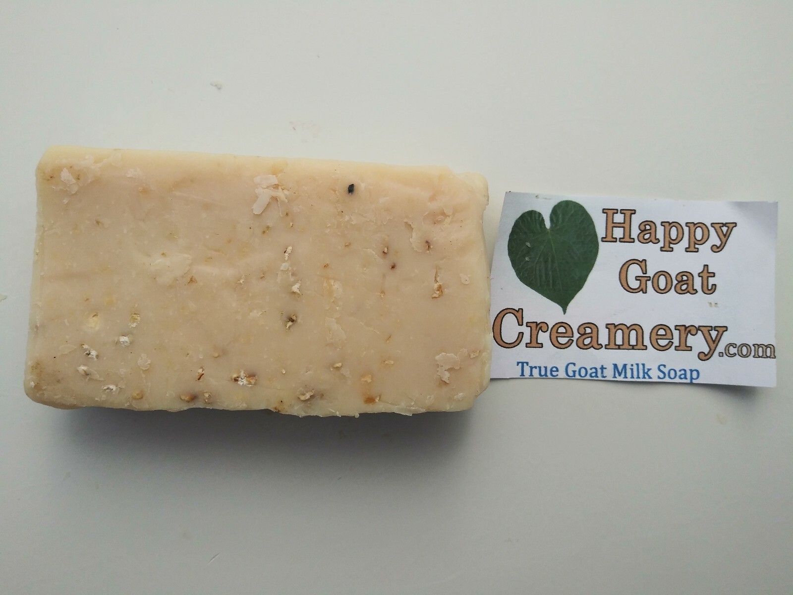 5 BARS CINNAMON OATMEAL HONEY GOAT MILK SOAP HAPPY GOAT CREAMERY CHEAP BEST