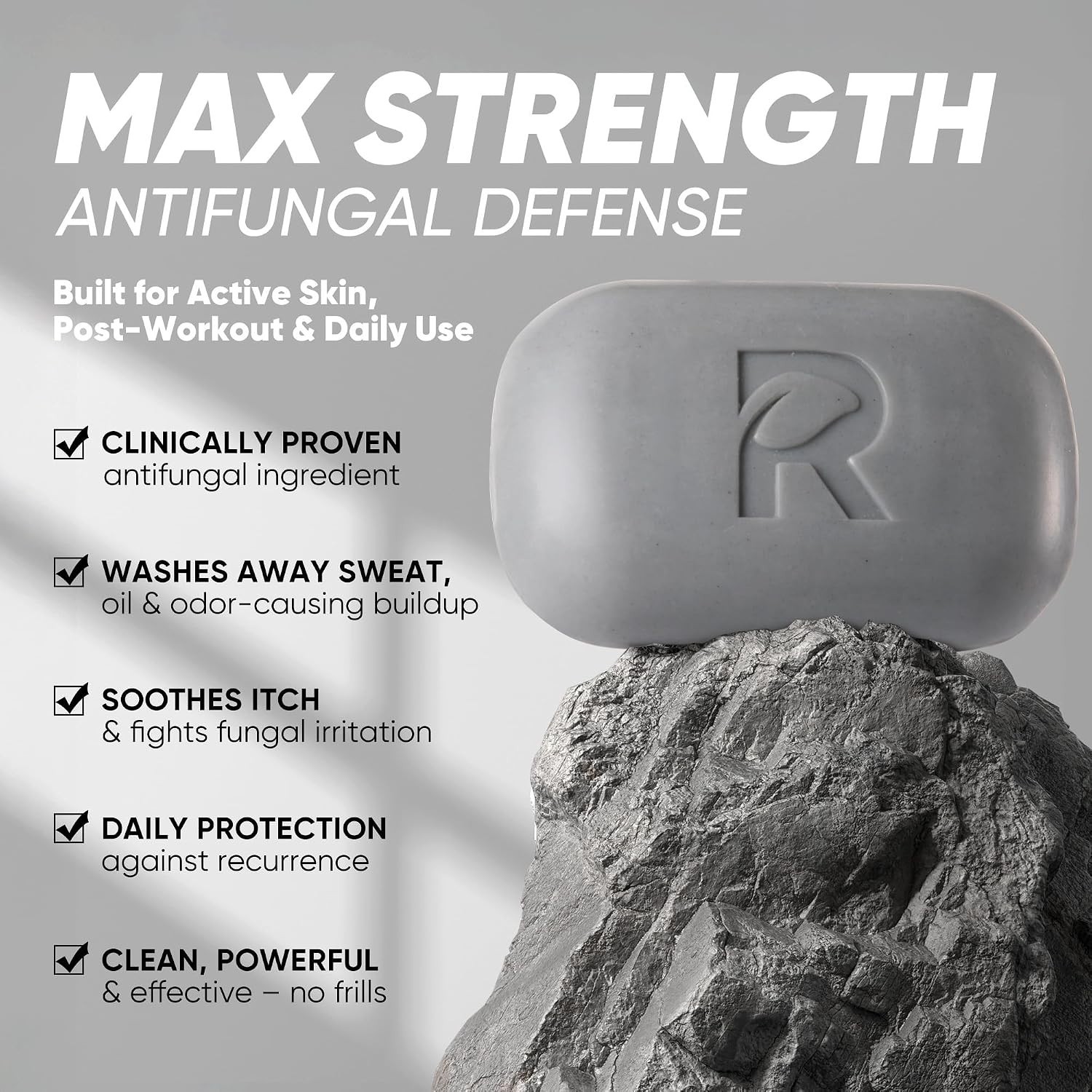 Roycederm Antifungal Soap for Active Skin – Medicated Bar for Athlete’s Foot