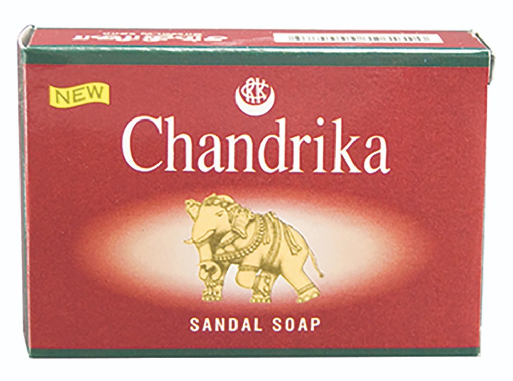 10x Chandrika Ayurvedic Sandal Soap: Organic, Vegan with Coconut Oil, Sandalwood