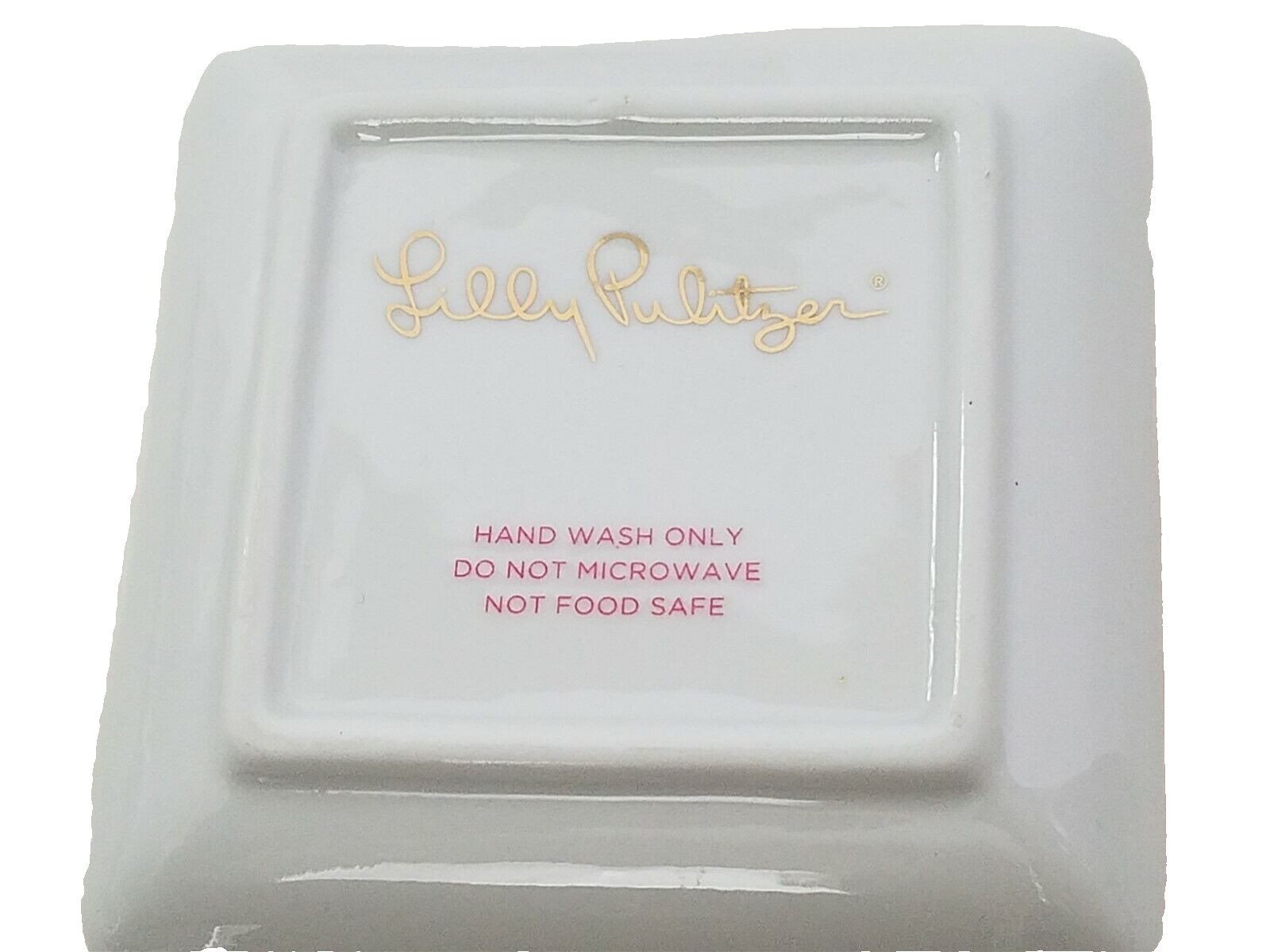 Lilly Pulitzer Soap And Tray Set NIB Featured in Metallic Palms 172423