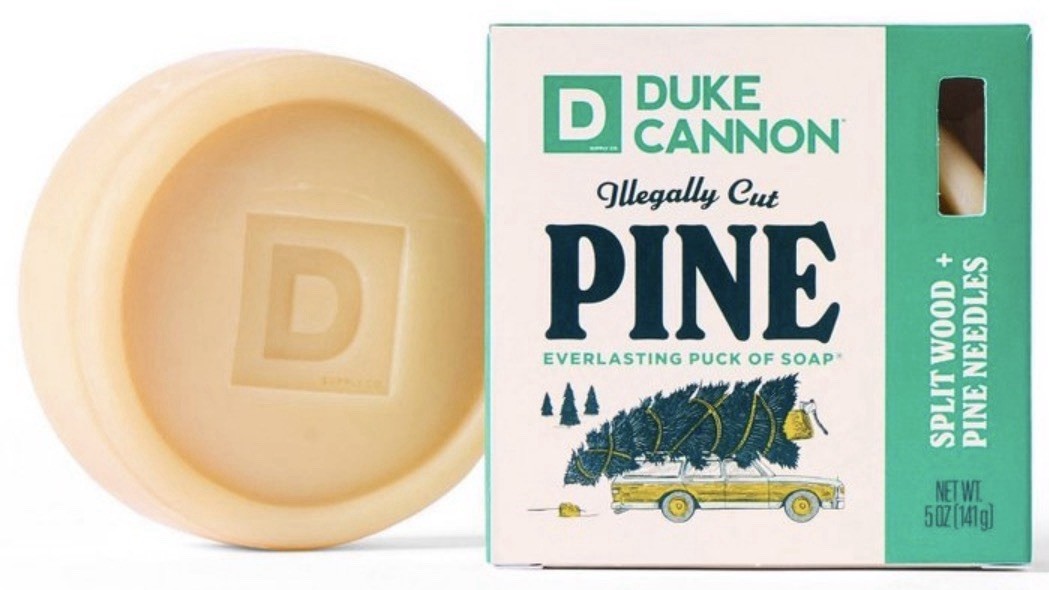 10 Pack: Duke Cannon Bar Soap Illegally Cut Pine Split Wood + Pine Needles – 5oz