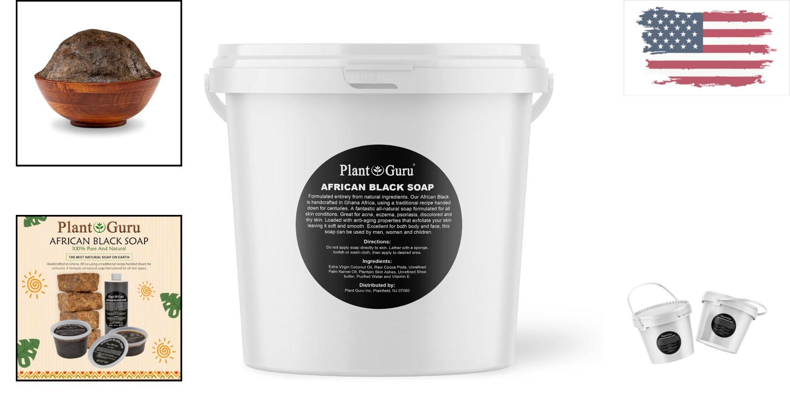 Luxurious 8 lbs African Black Soap Paste – Organic Treatment for Flawless Skin