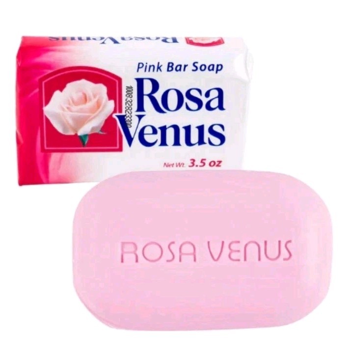 3 X Rosa Venus Pink Bar Soap Bath Bars Fresh Scent 5.3 oz Lot of 3 Free Shipping