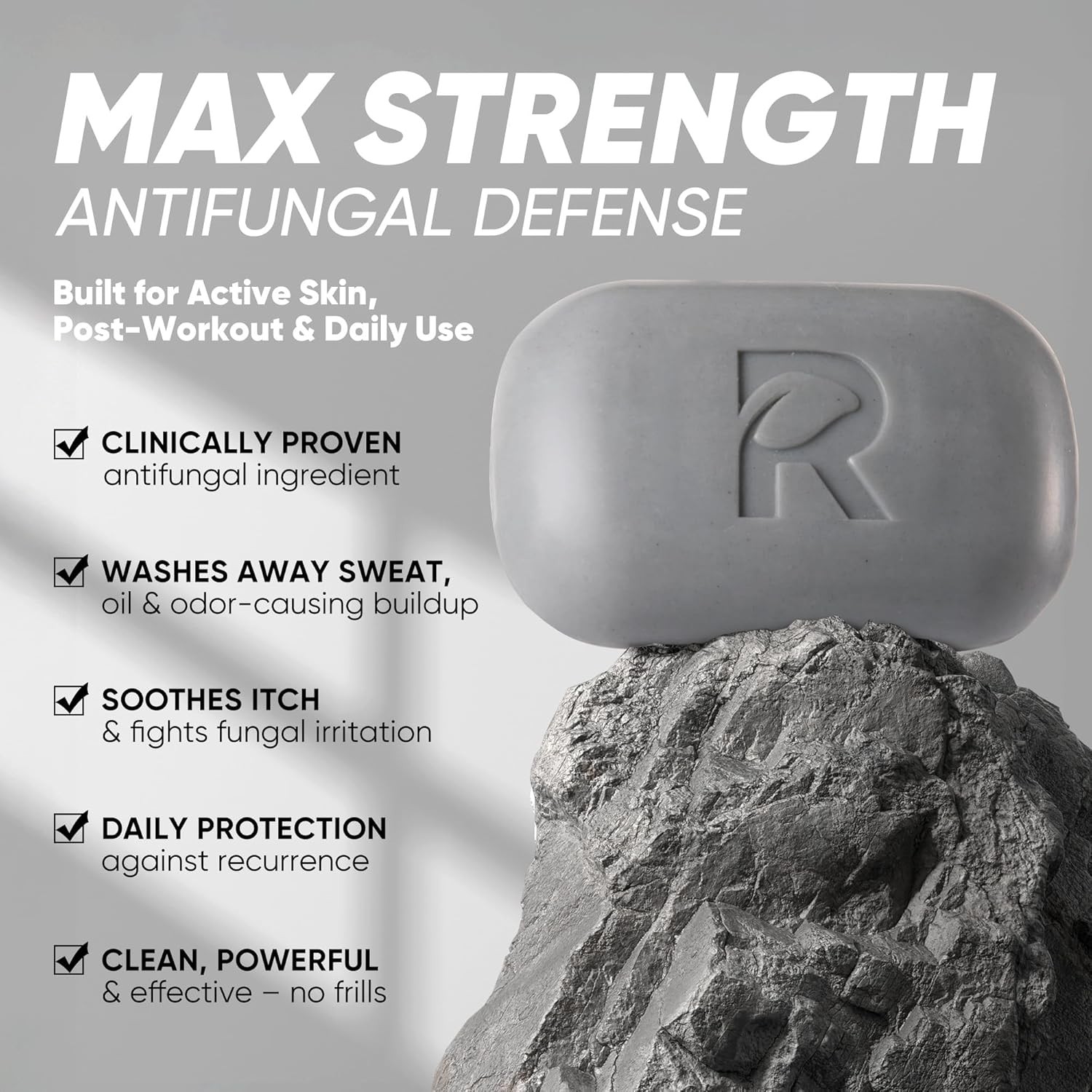 Roycederm Antifungal Soap for Active Skin – Medicated Bar for Athlete’s Foot