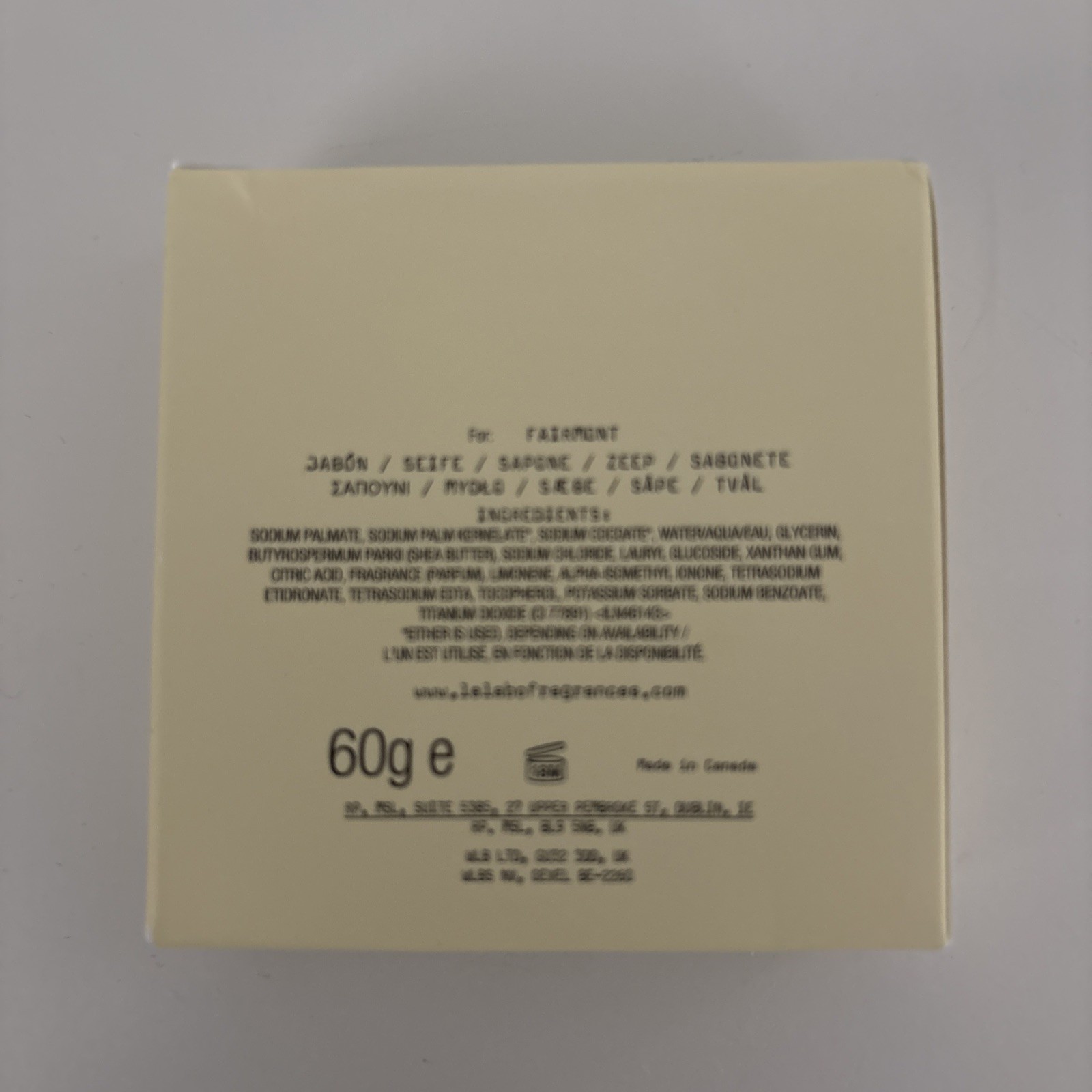 Le Labo Rose 31 Soap Bar 2 oz / 60 g Lot of 2 Bars Individually Boxed New