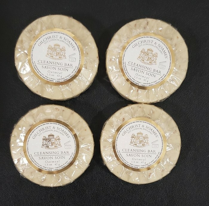 Gilchrist & Soames Cleansing Bar – Oatmeal Soap 1.5 oz Lot of 4