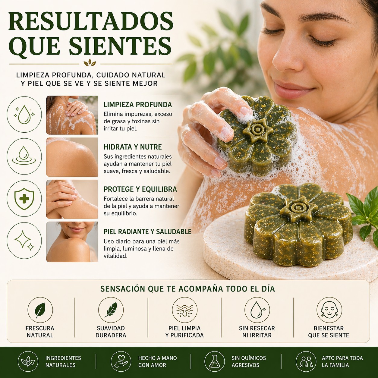Jabón 7 Potencias . Energías Negativas, Brujería y invidia.Seven Powers Soap.Wi