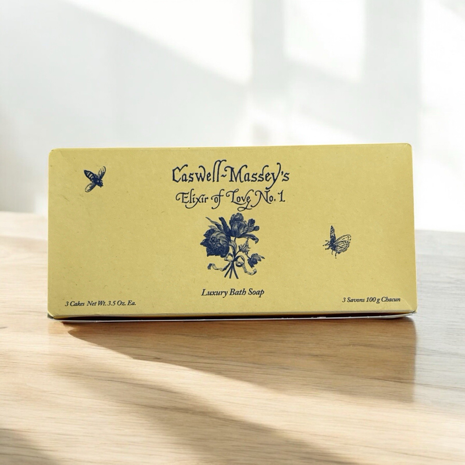 Caswell Massey – Elixir of Love No.1 Bar Soap Box Set of 3 Bars/Cakes