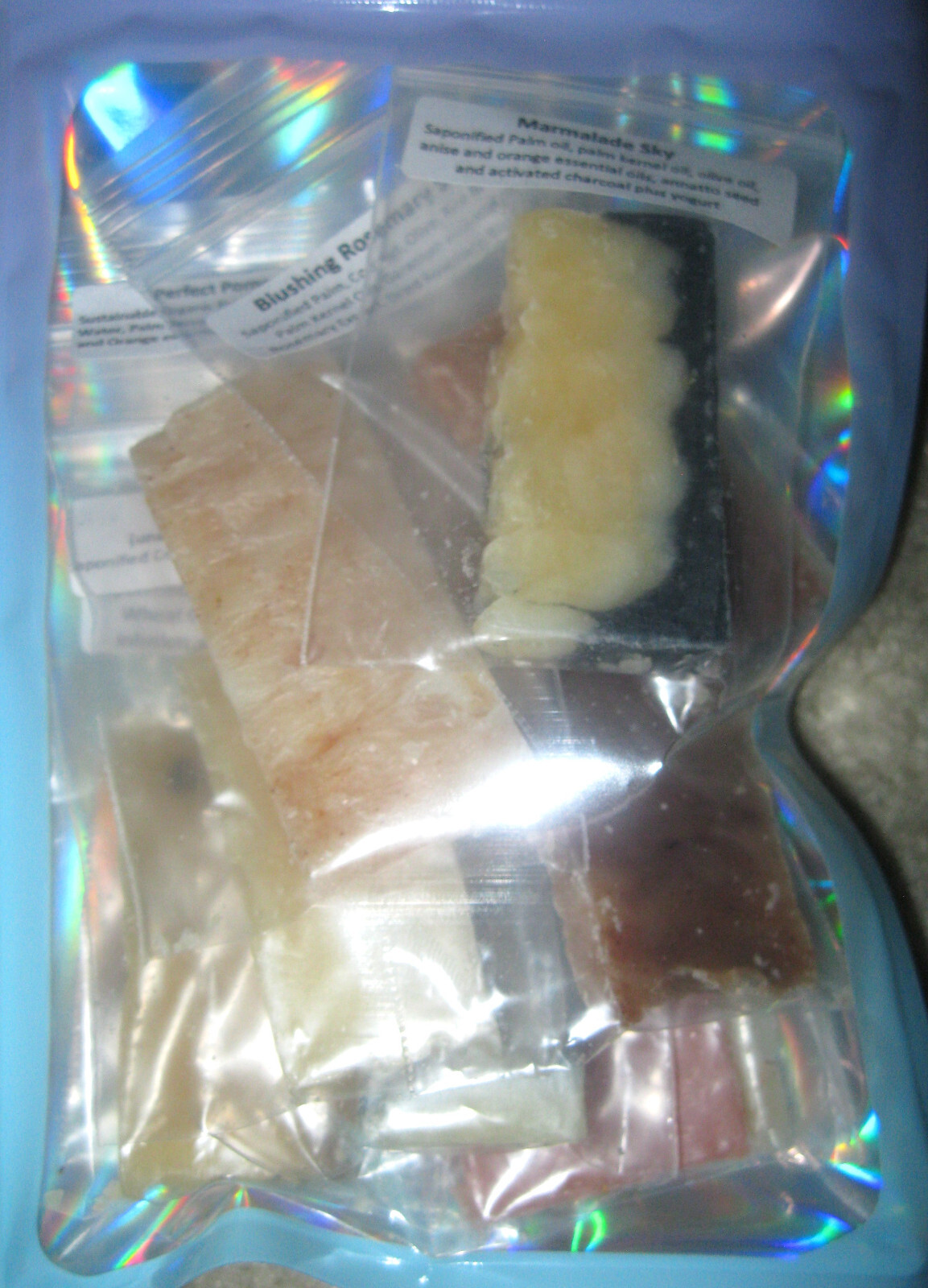 6 Packs of Handmade Natural Soap Samples Party Pack (10 pcs./bag) Essential Oils