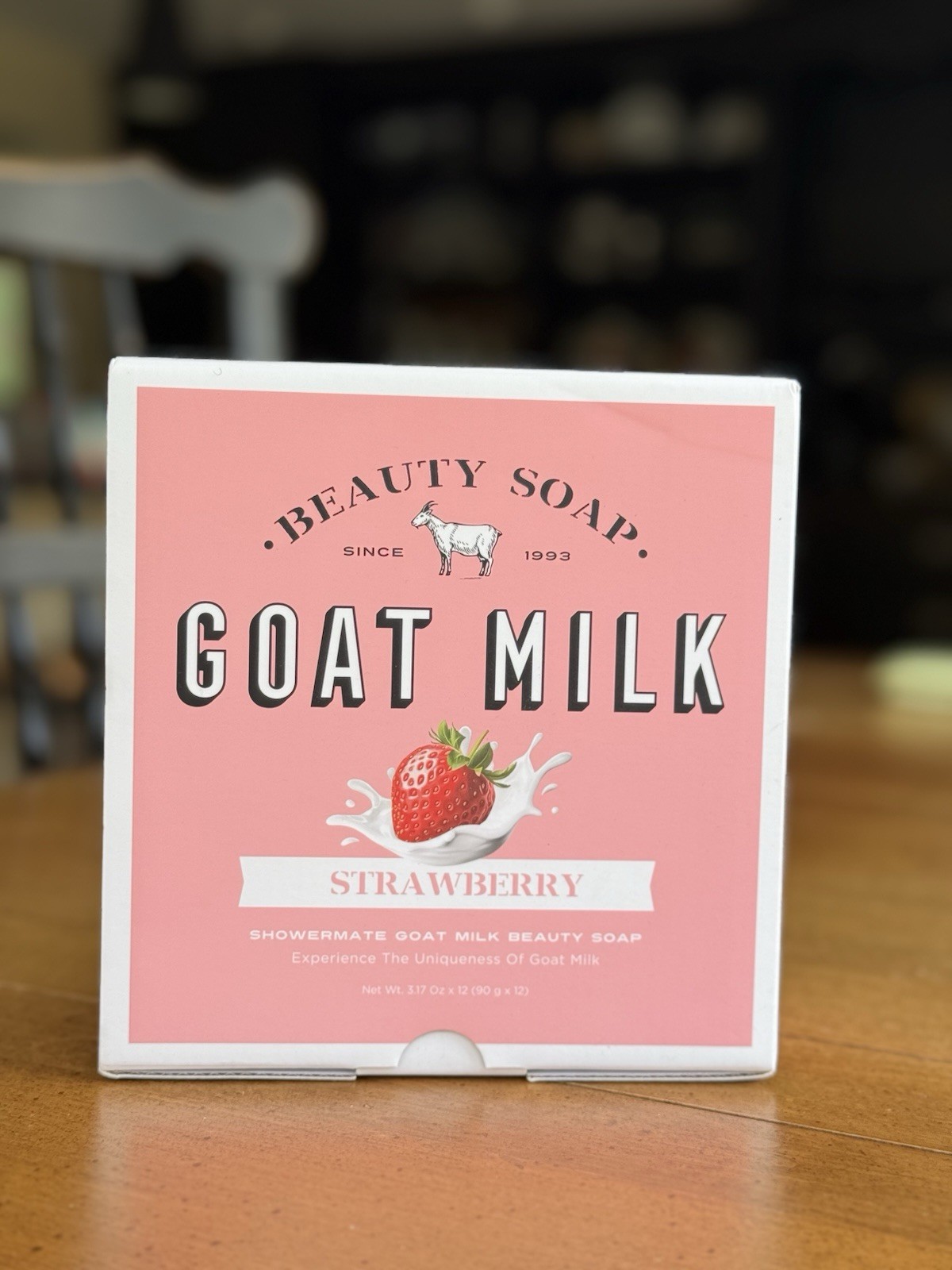 Beauty Soap by Nature Strawberry Goats Milk Moisturizing Body Soap 12 Bars