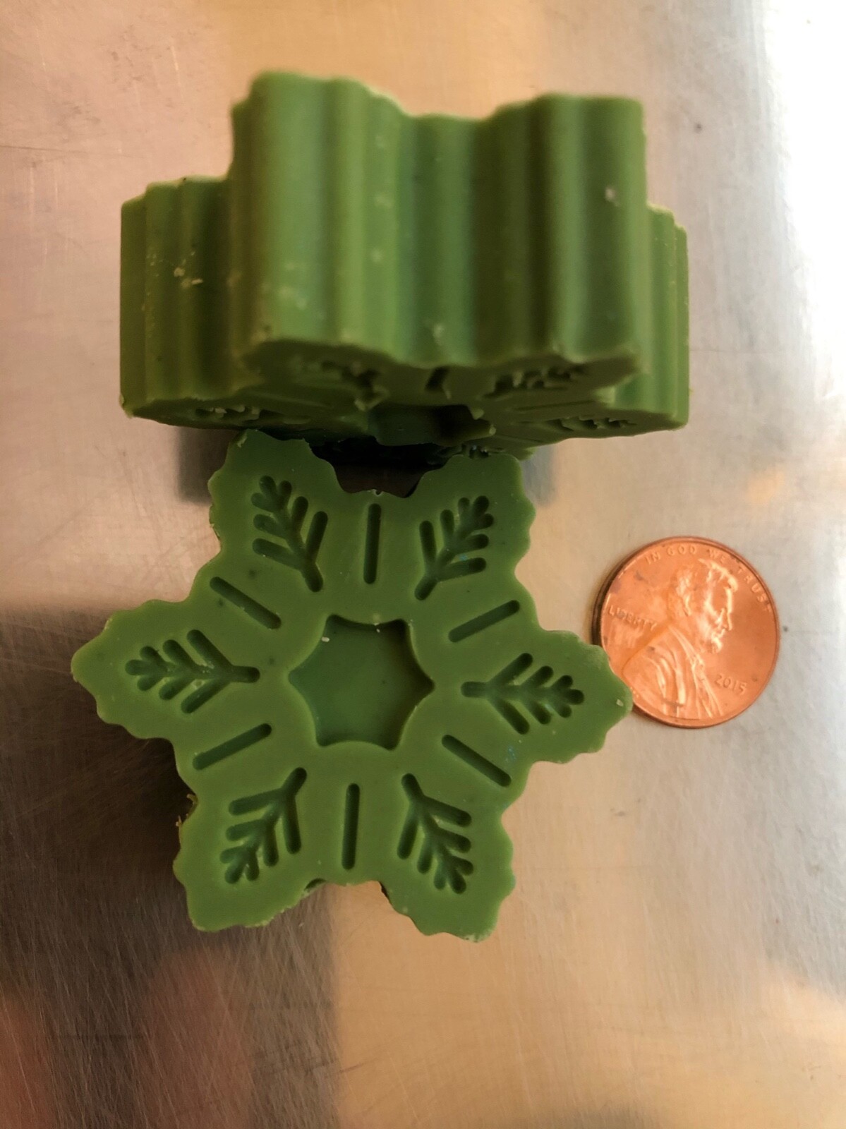 Coworker Birthday Bridal Party Shower Handmade SOAP Snowflakes Dif Colors Scents