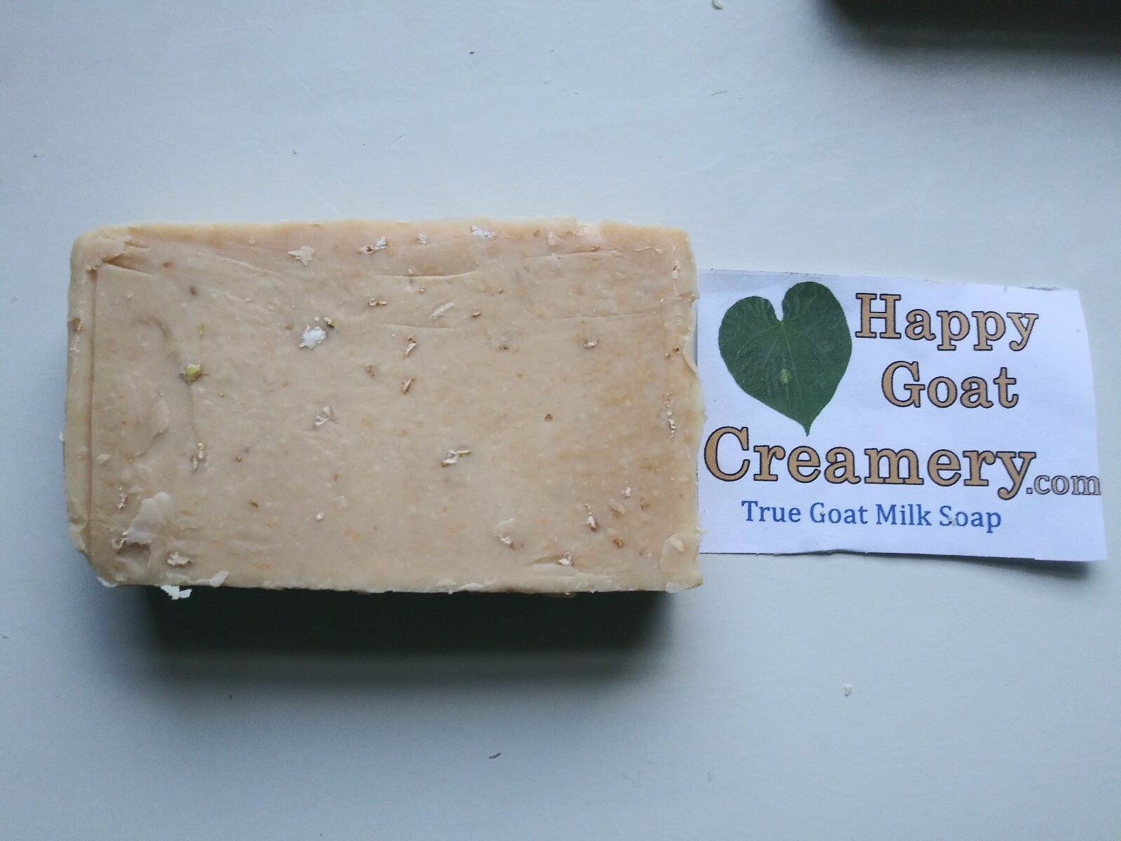 10 BARS OATMEAL HONEY UNSCENTED GOAT MILK SOAP VEGETABLE OIL HAPPY GOAT CREAMERY